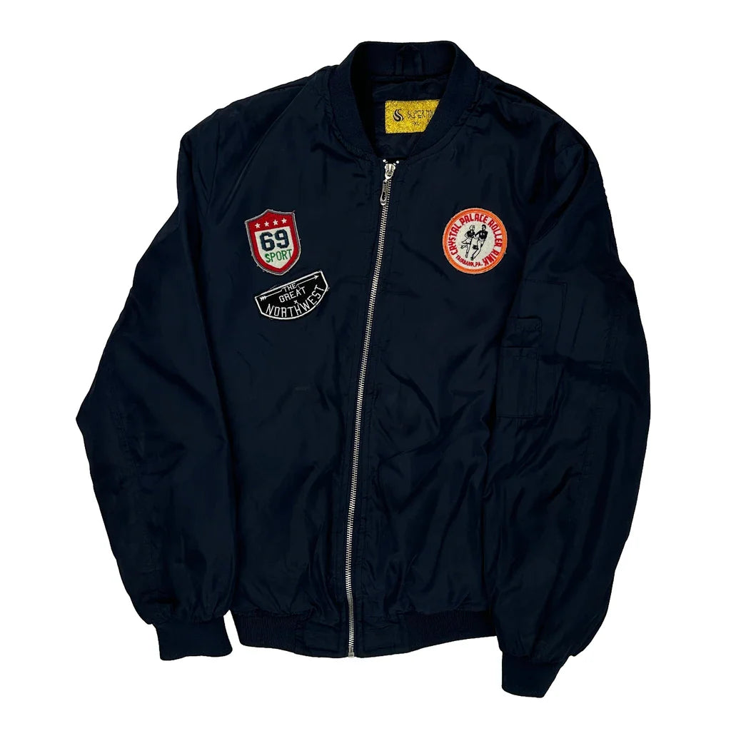 Buy Great Northwest Supernove Graphic Bomber Jacket - XL Navy Polyester Refurbished - $40.19 Great Northwest Supernove Graphic Bomber Jacket - XL Navy Polyester Refurbished - Thrifted (note: this is a term often used to describe second- refurbished available on Cerqular