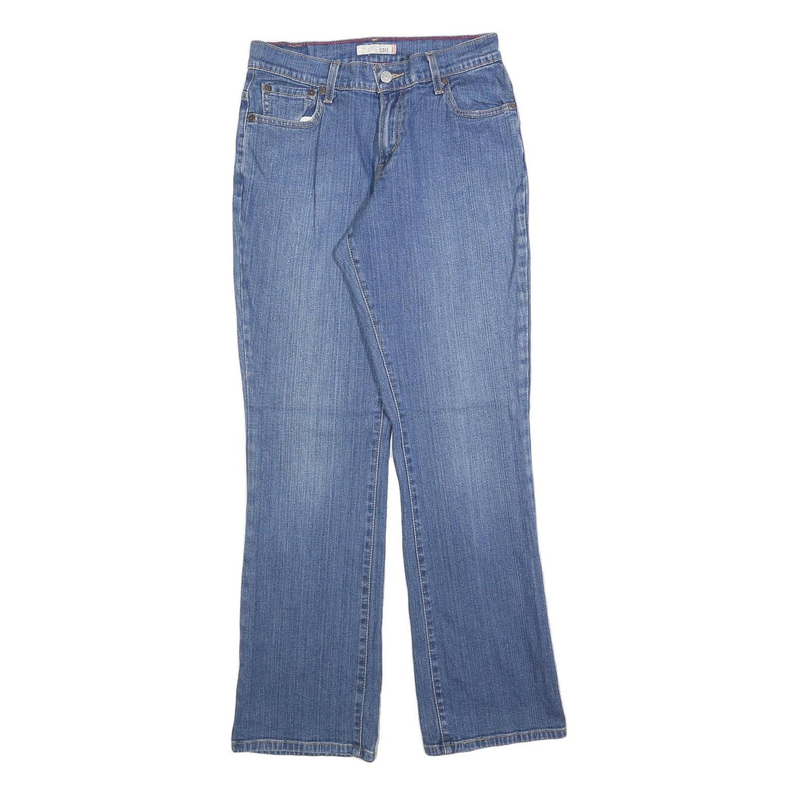 LEVI'S 550 Straight Womens Jeans Blue Relaxed Straight Denim Medium W28 L31 Refurbished - N/A refurbished available on Cerqular