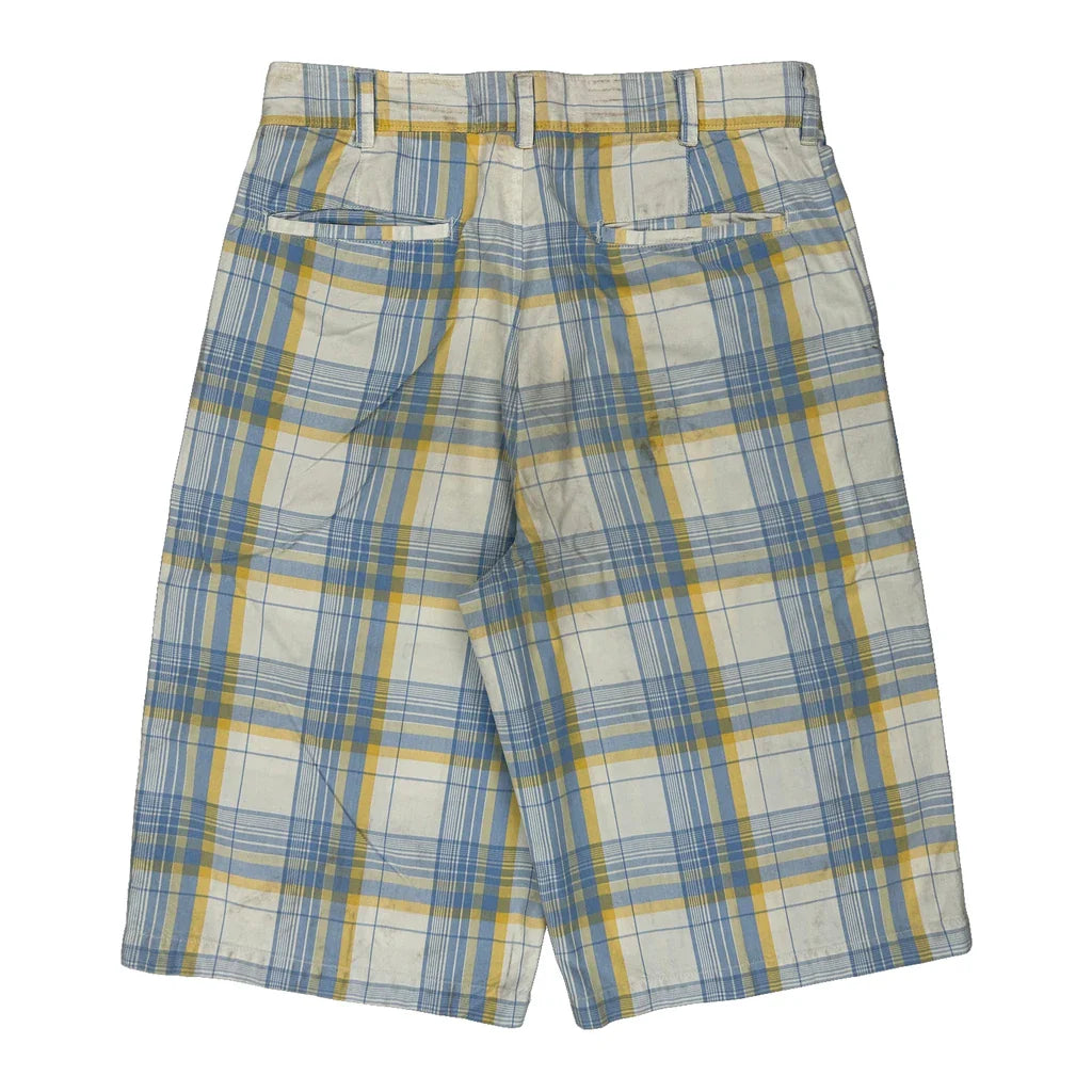 Buy Ecko Unltd Checked Shorts - 30W 11L Multicoloured Cotton Refurbished - $46.89 Ecko Unltd Checked Shorts - 30W 11L Multicoloured Cotton Refurbished - Thrifted (note: this is a term often used to describe second- refurbished available on Cerqular