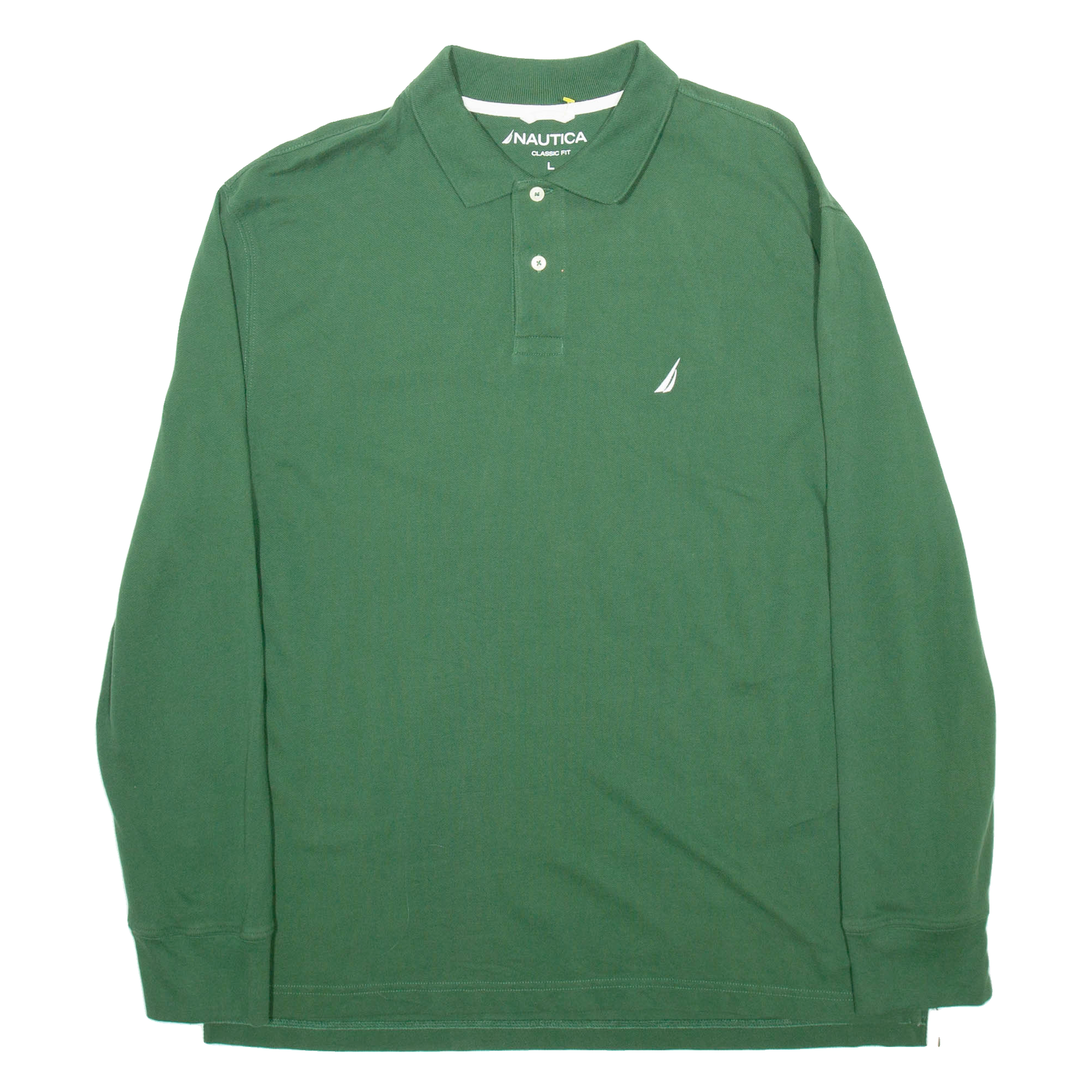 Buy NAUTICA Mens Polo Shirt Green Long Sleeve L Refurbished - $41.59 NAUTICA Mens Polo Shirt Green Long Sleeve L Refurbished - N/A refurbished available on Cerqular