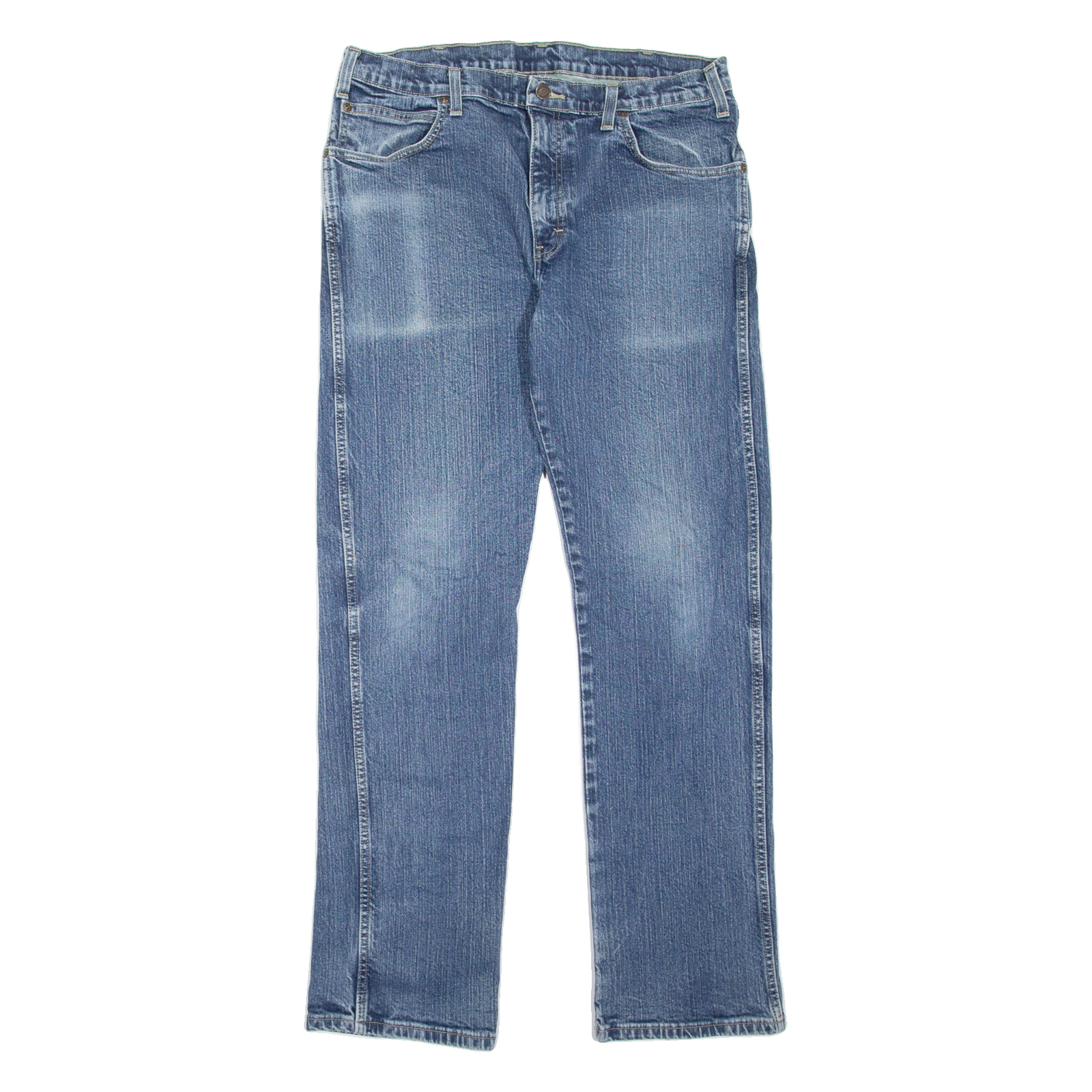 DICKIES Workwear Mens Jeans Blue Regular Straight Stone Wash W34 L32 Refurbished - N/A refurbished available on Cerqular