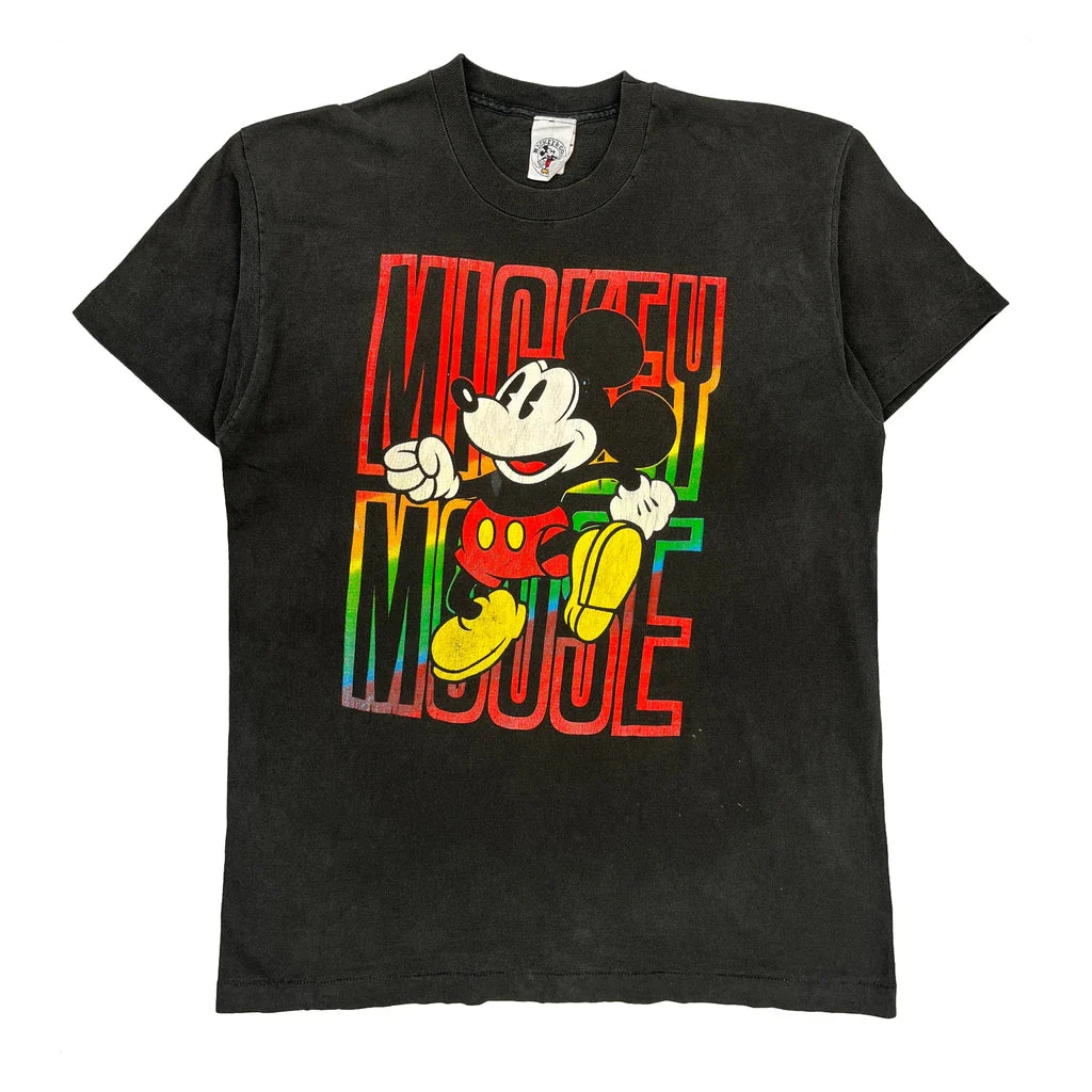 Mickey Mouse Mickey & Co. Single Stitch T-Shirt - Large Multicoloured Cotton Refurbished - Thrifted (note: this is a term often used to describe second- refurbished available on Cerqular