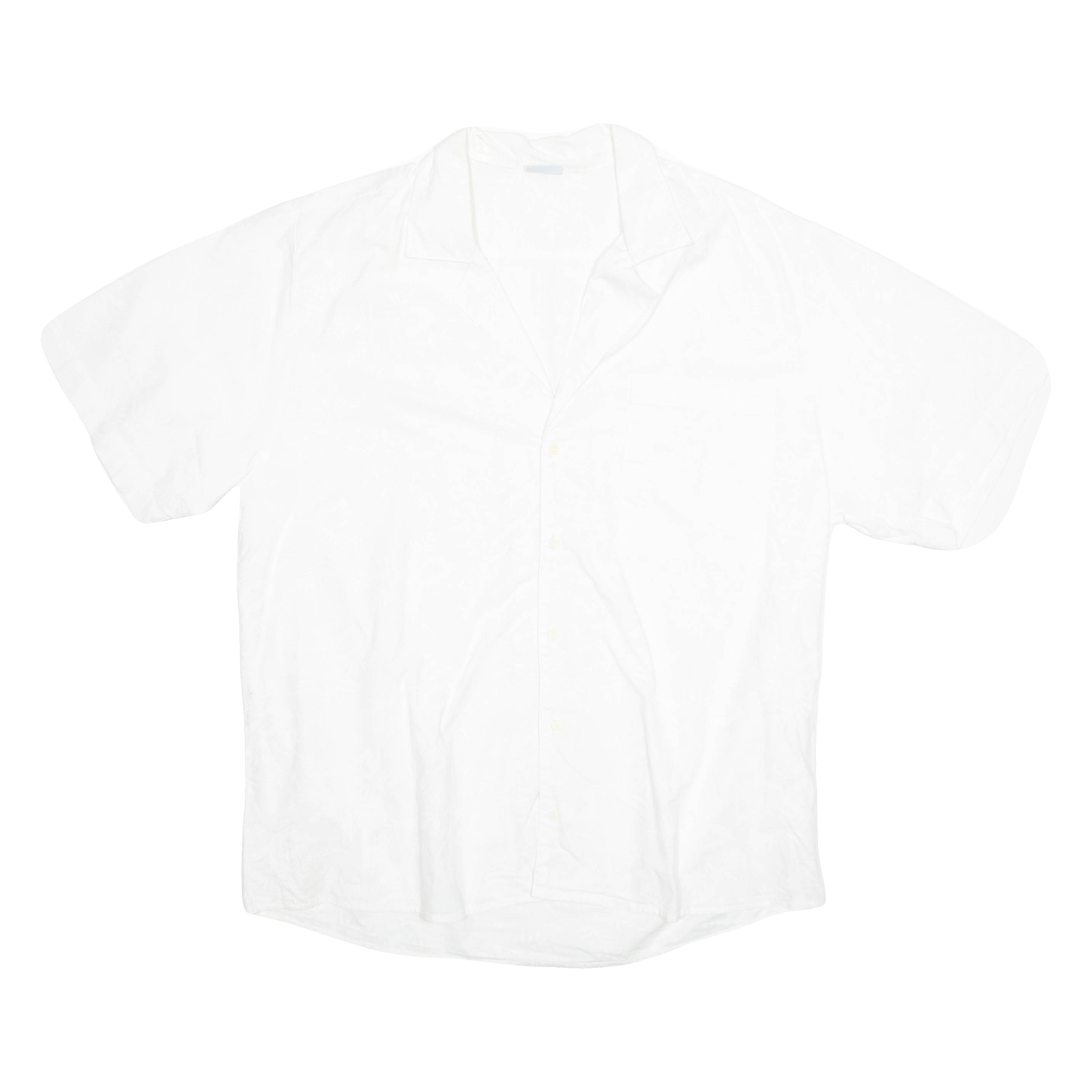 SPORTS Mens Hawaiian Shirt White Floral L Refurbished - N/A refurbished available on Cerqular