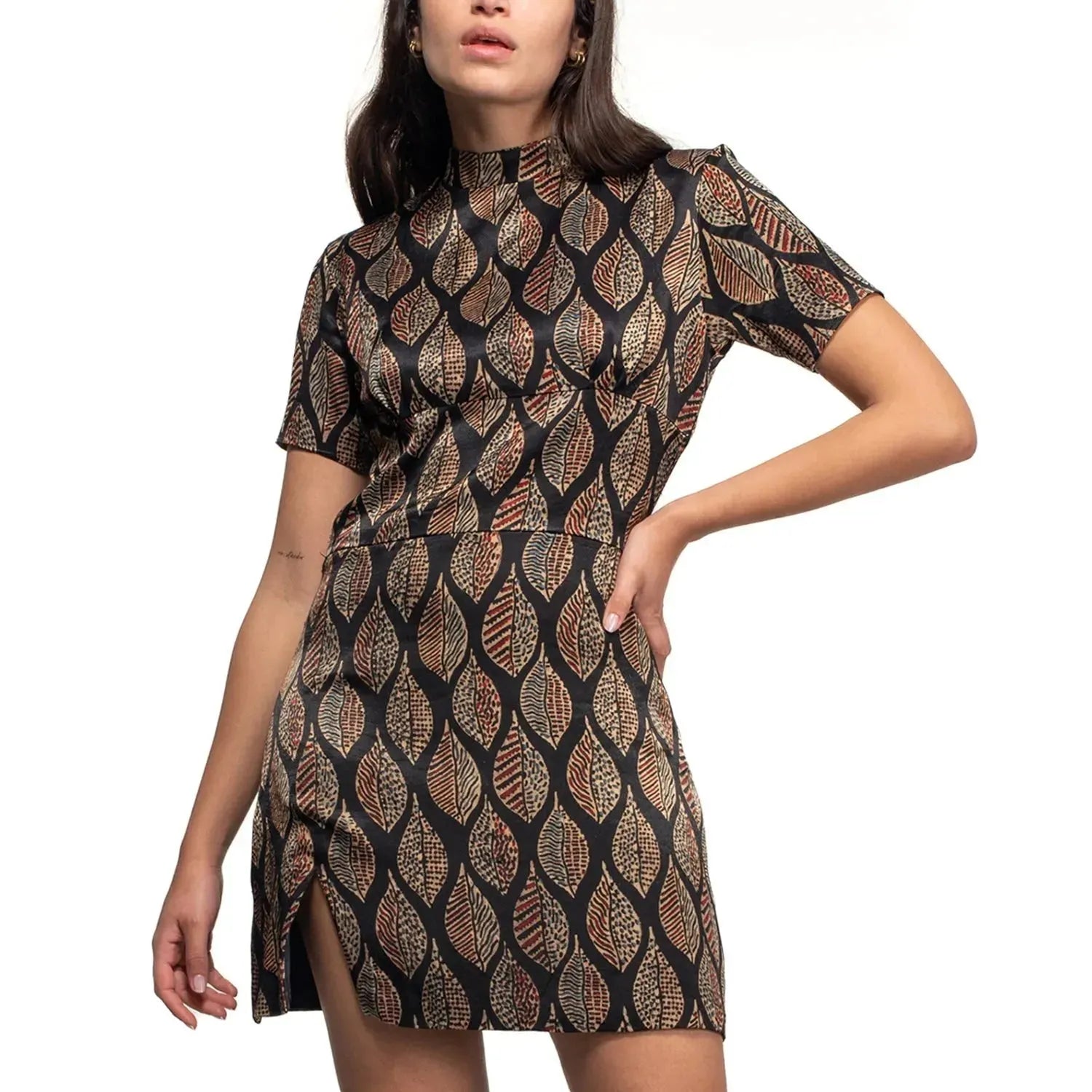 Luna Mini Dress | Color: Black Iris | Size: S Refurbished - Kurinji (This is a lesser-known brand, but it still exists refurbished available on Cerqular