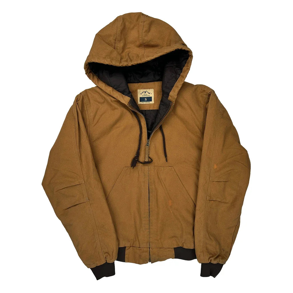 Blue Mountain Jacket - Small Brown Cotton Refurbished - Thrifted (note: this is a term often used to describe second- refurbished available on Cerqular