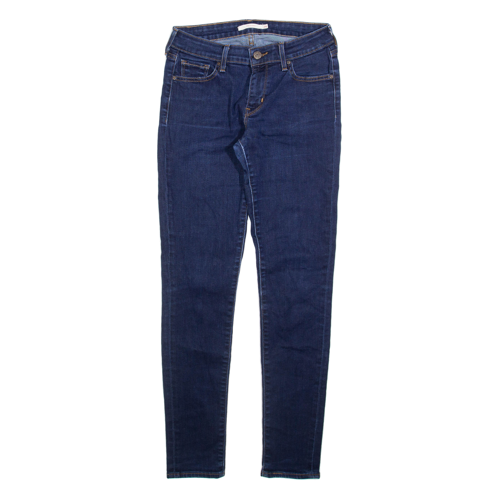 LEVI'S 711 Womens Jeans Blue Slim Skinny W26 L30 Refurbished - N/A refurbished available on Cerqular