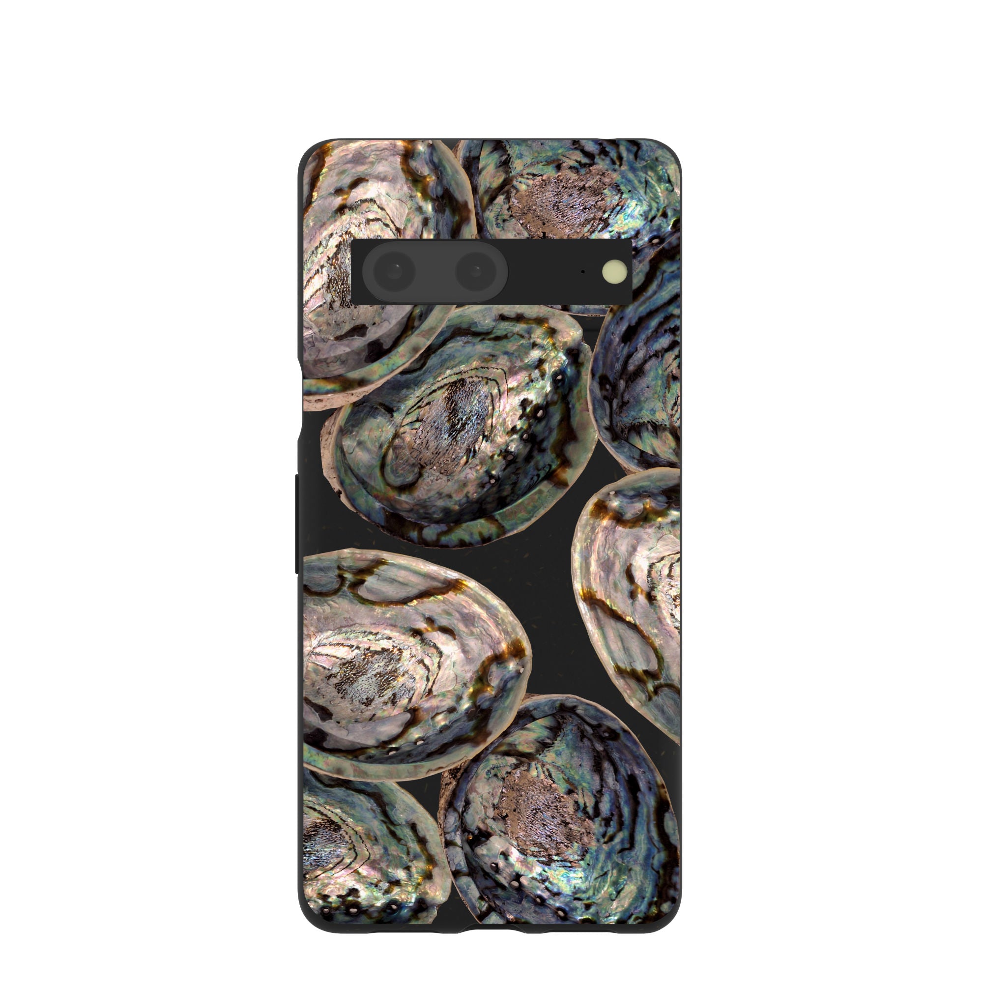 Buy Black Abalone Shells Google Pixel 7 Case Refurbished - $65.00 Black Abalone Shells Google Pixel 7 Case Refurbished - Pela Case refurbished available on Cerqular