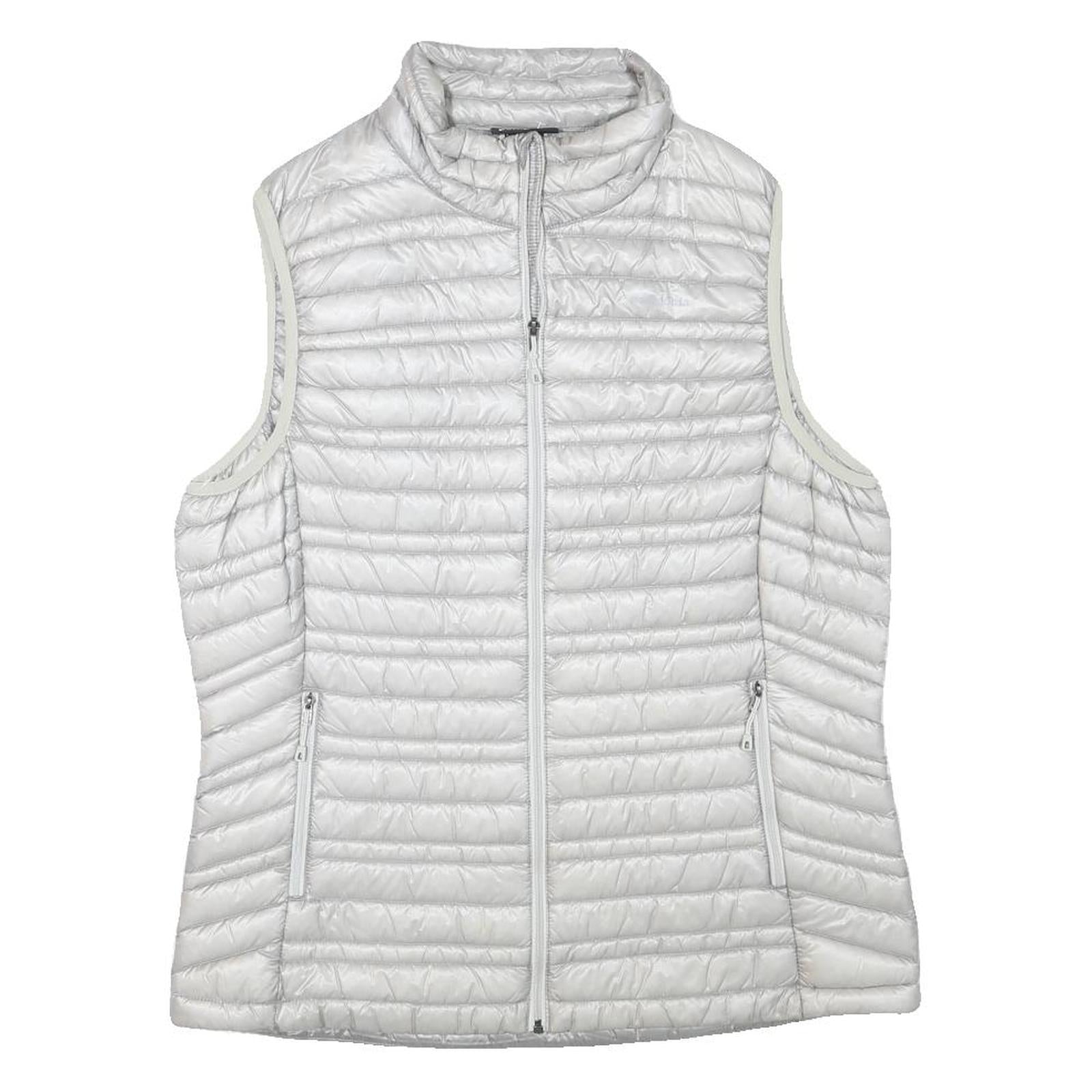 PATAGONIA Womens White Lightweight Quilted Jacket L Polyester Blend Zip Refurbished - N/A refurbished available on Cerqular