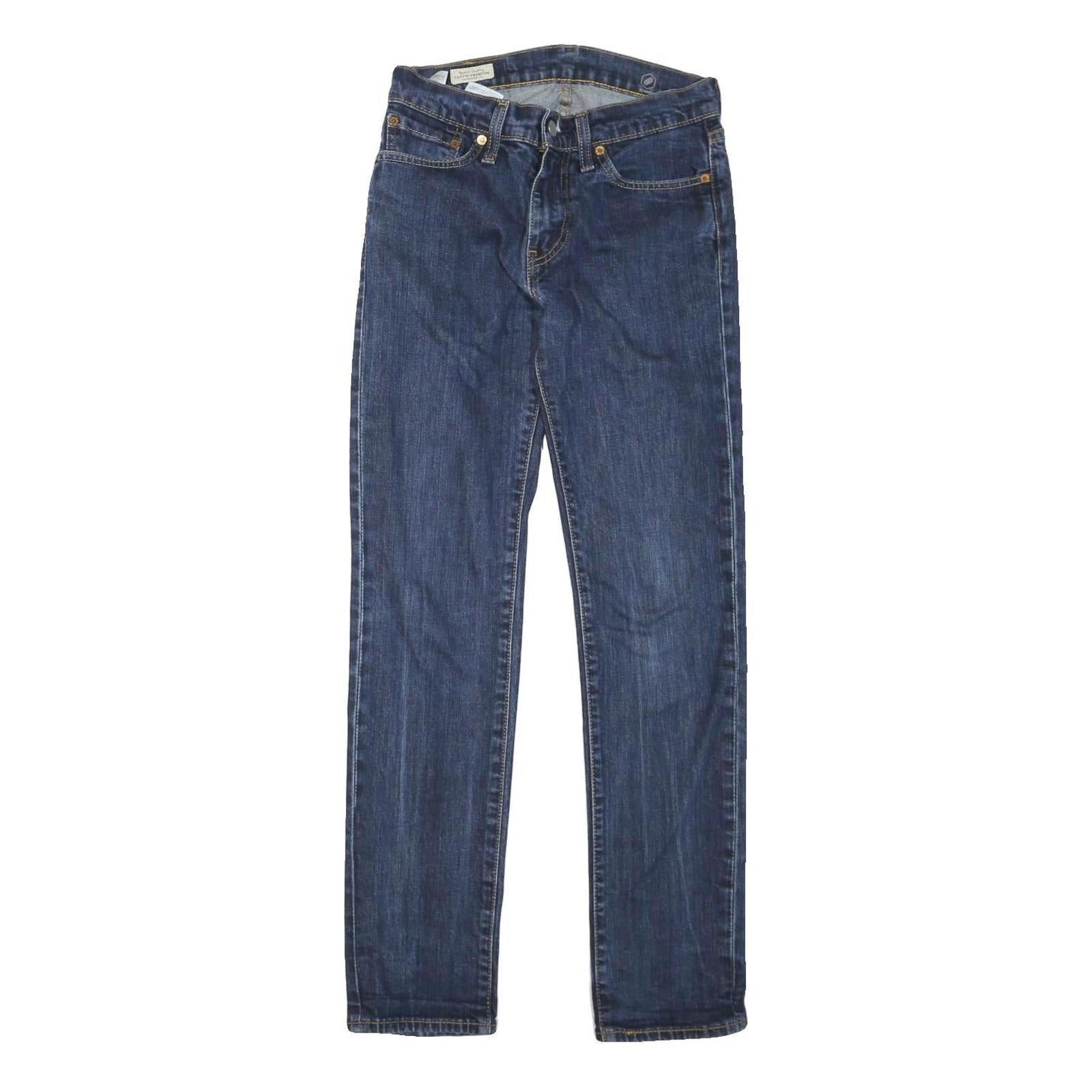 LEVI'S 511 BIG E Womens Jeans Blue Regular Skinny Denim Dark W28 L31 Classic Fit Refurbished - N/A refurbished available on Cerqular