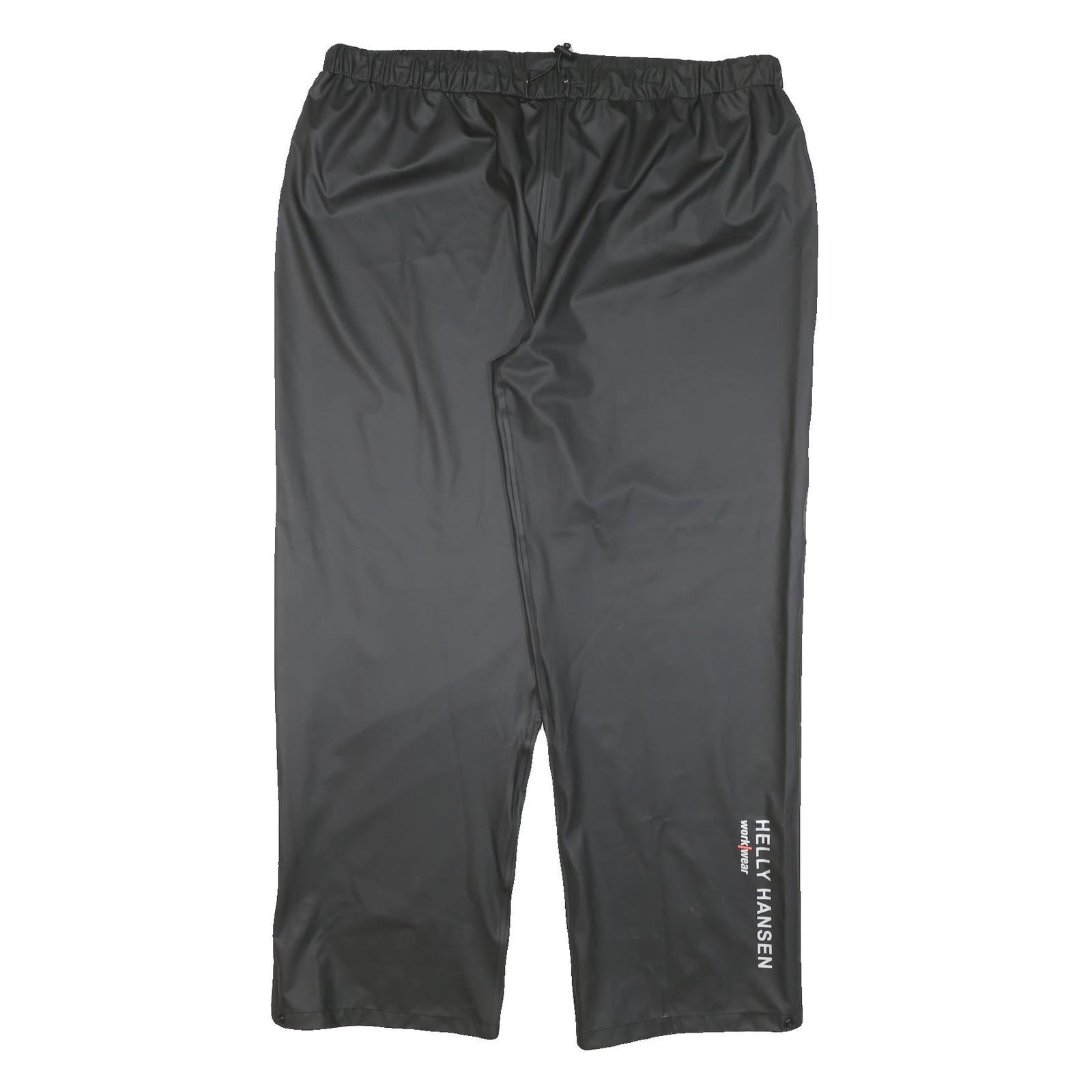 HELLY HANSEN Mens Black Relaxed Casual Trousers W43 L32 Drawstring Polyester Refurbished - N/A refurbished available on Cerqular