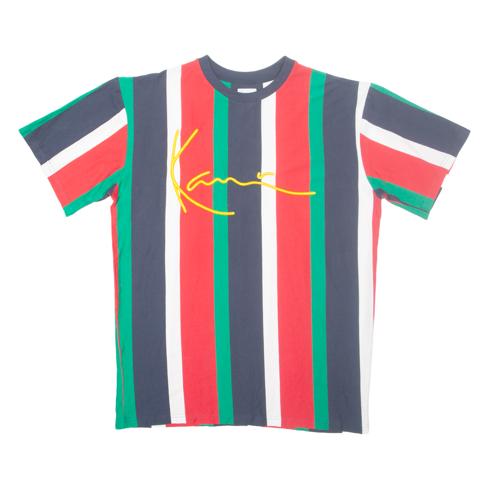 KARL KANI Striped Mens T-Shirt Red M Refurbished - N/A refurbished available on Cerqular