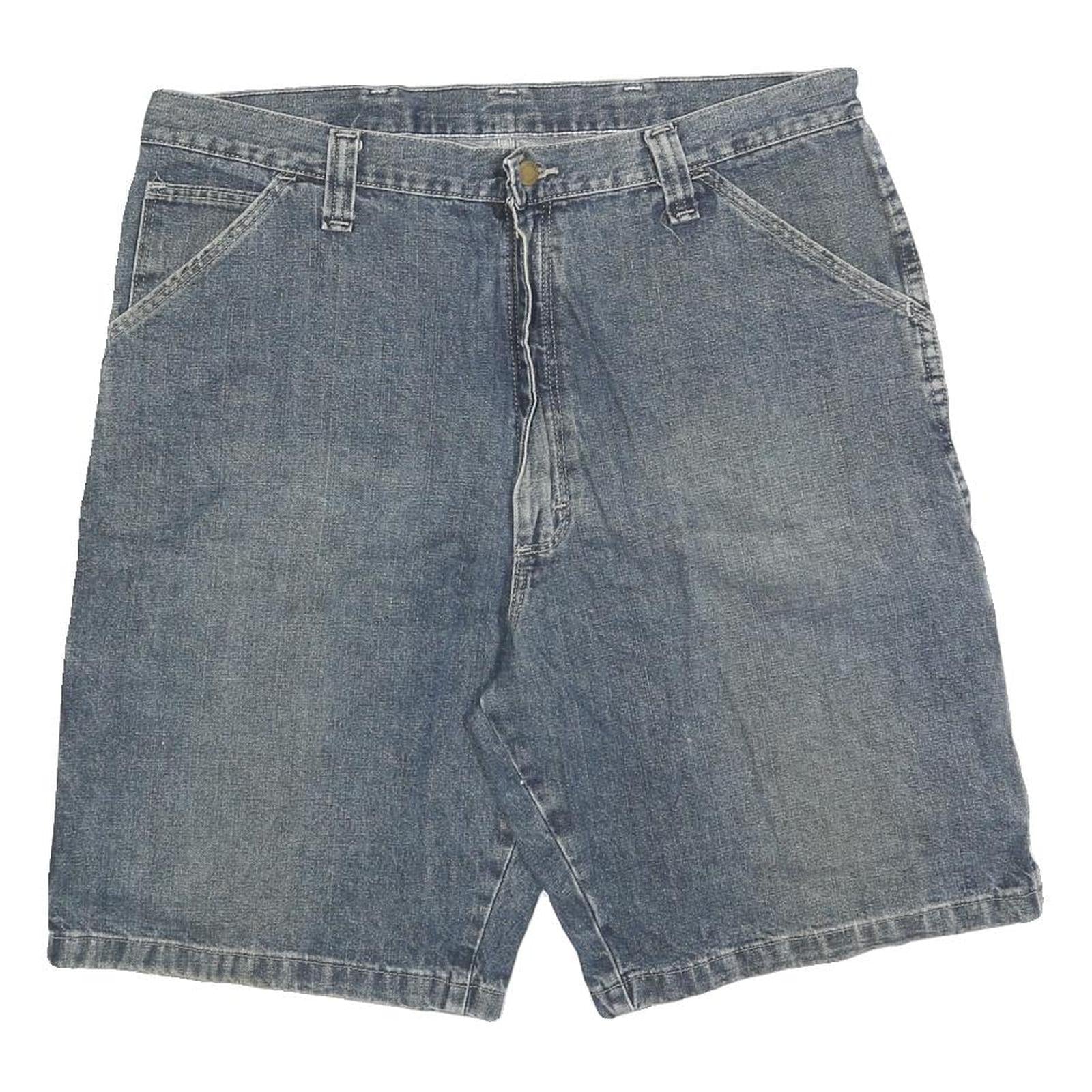 WRANGLER Mens Denim Blue Casual Shorts L W36 Comfortable Fit Classic Style Refurbished - N/A refurbished available on Cerqular