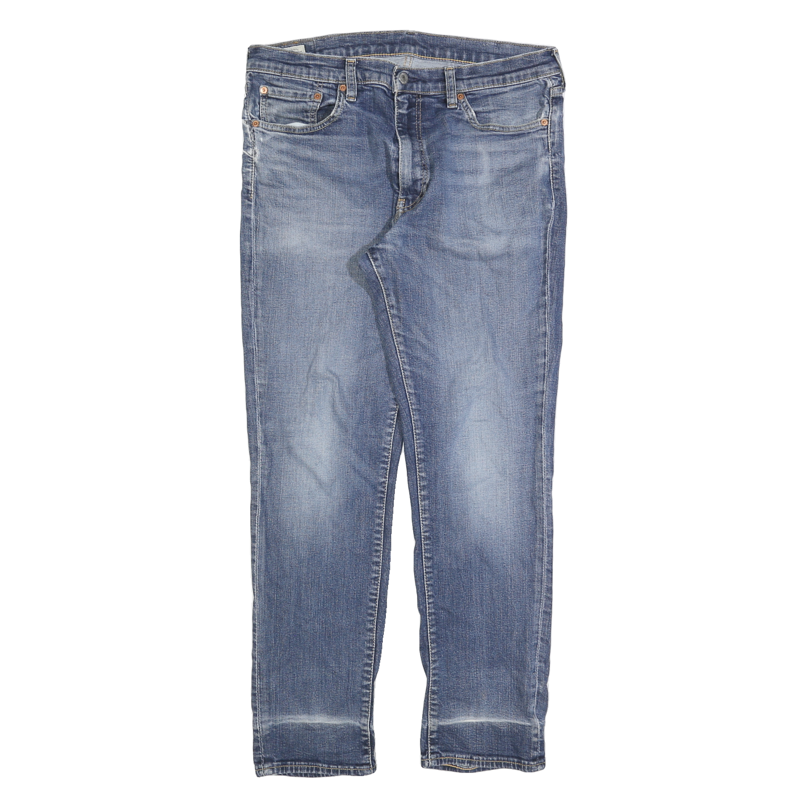 LEVI'S 511 Slim Mens Jeans Blue Denim W36 L32 Ripped Distressed Zip Closure Refurbished - N/A refurbished available on Cerqular