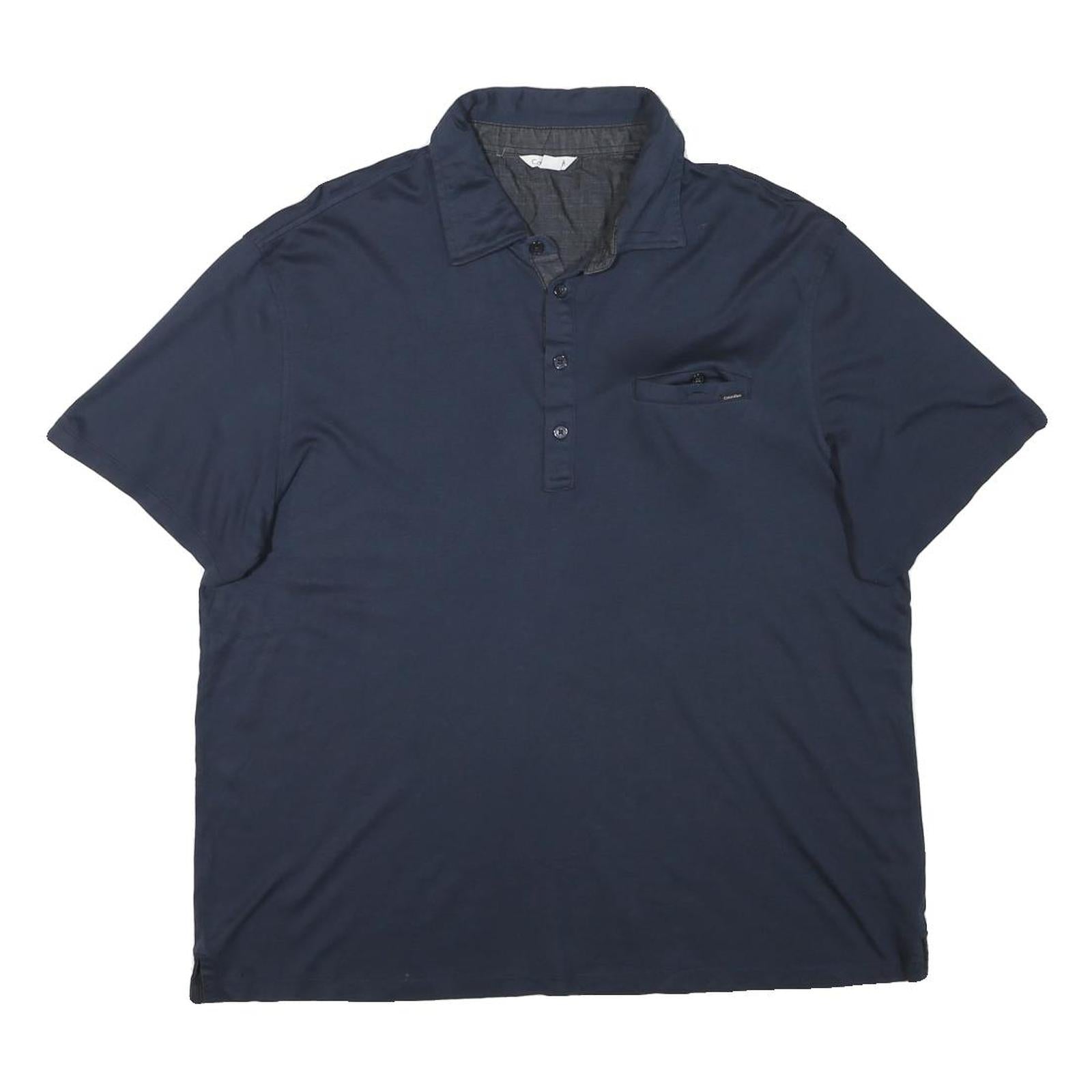 Buy CALVIN KLEIN Mens Blue Polo Shirt L Cotton Blend Short Sleeve Pocket Basic Refurbished - $24.69 CALVIN KLEIN Mens Blue Polo Shirt L Cotton Blend Short Sleeve Pocket Basic Refurbished - N/A refurbished available on Cerqular