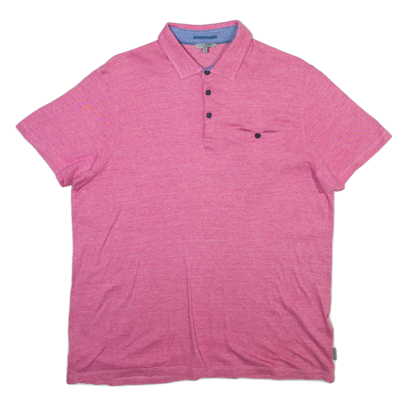 TED BAKER Mens Polo Shirt Pink XL Refurbished - N/A refurbished available on Cerqular