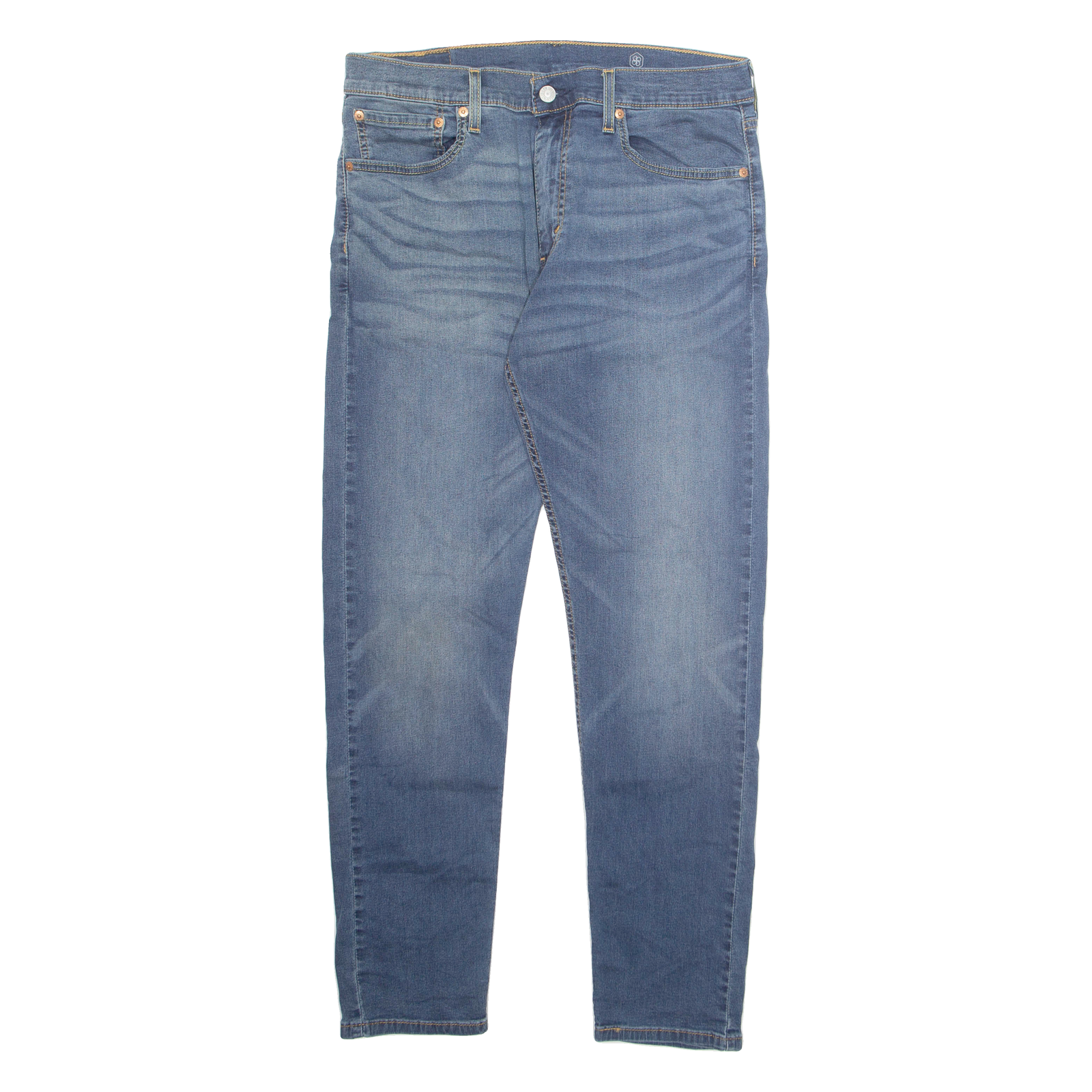 LEVI'S 512 Jeans Mens Blue Slim Tapered Stone Wash W33 L32 Refurbished - N/A refurbished available on Cerqular