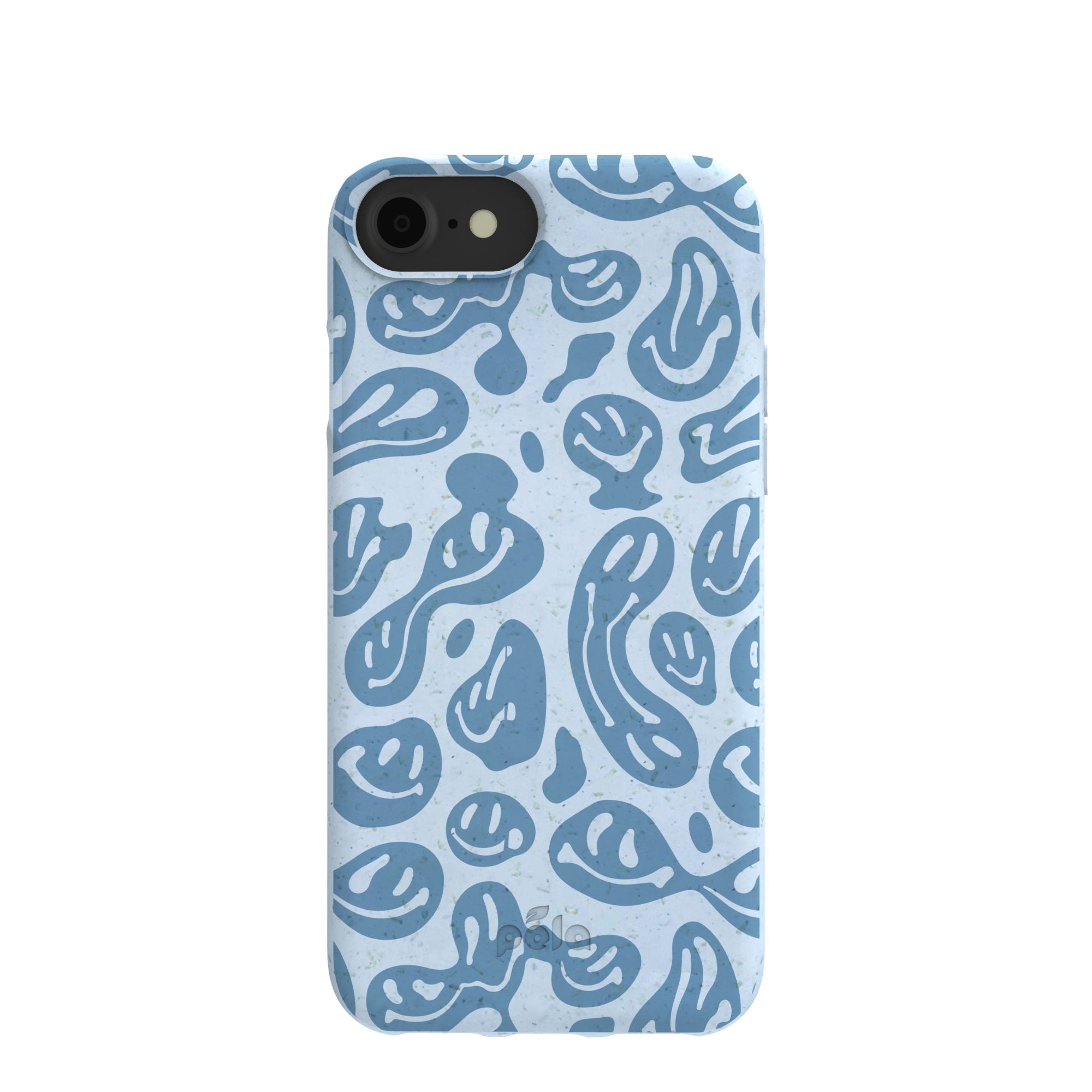 Powder Blue Melting Faces iPhone 6/6s/7/8/SE Case Refurbished - Pela Case refurbished available on Cerqular