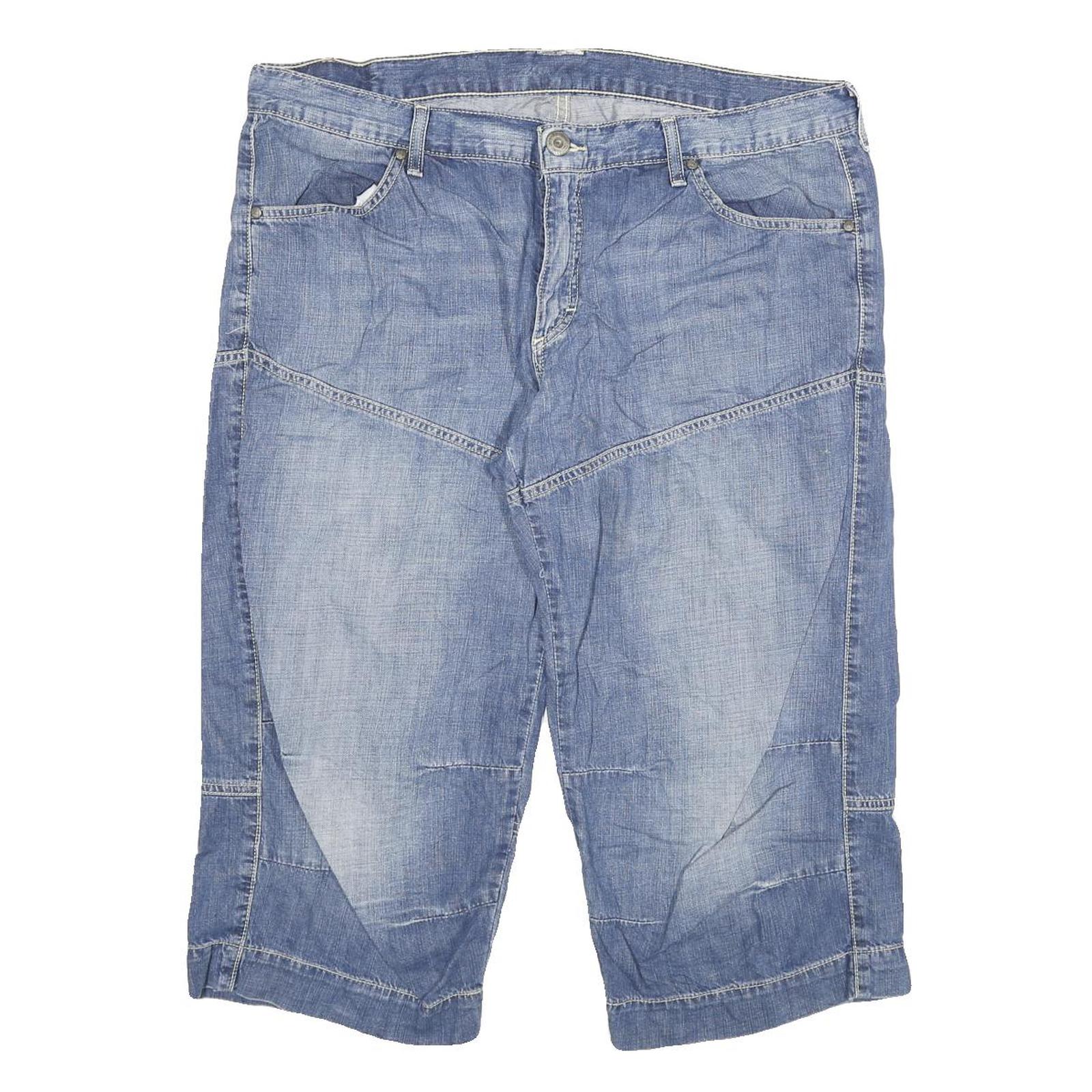 Buy Mens Blue Denim Casual Shorts 3XL W38 Cotton Blend Relaxed Fit Refurbished - $18.19 Mens Blue Denim Casual Shorts 3XL W38 Cotton Blend Relaxed Fit Refurbished - N/A refurbished available on Cerqular