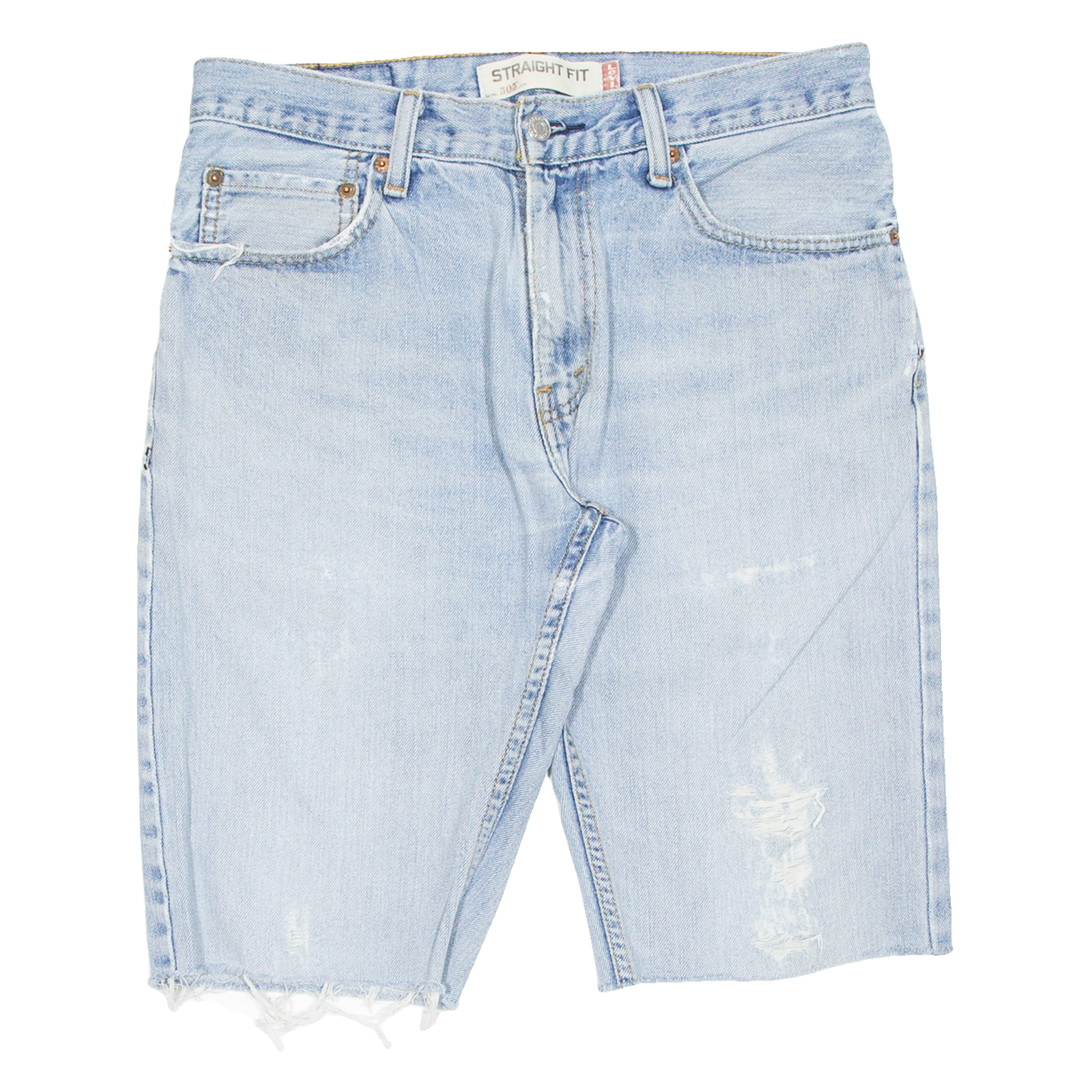 LEVI'S Mens Denim Shorts Blue M W31 Refurbished - N/A refurbished available on Cerqular