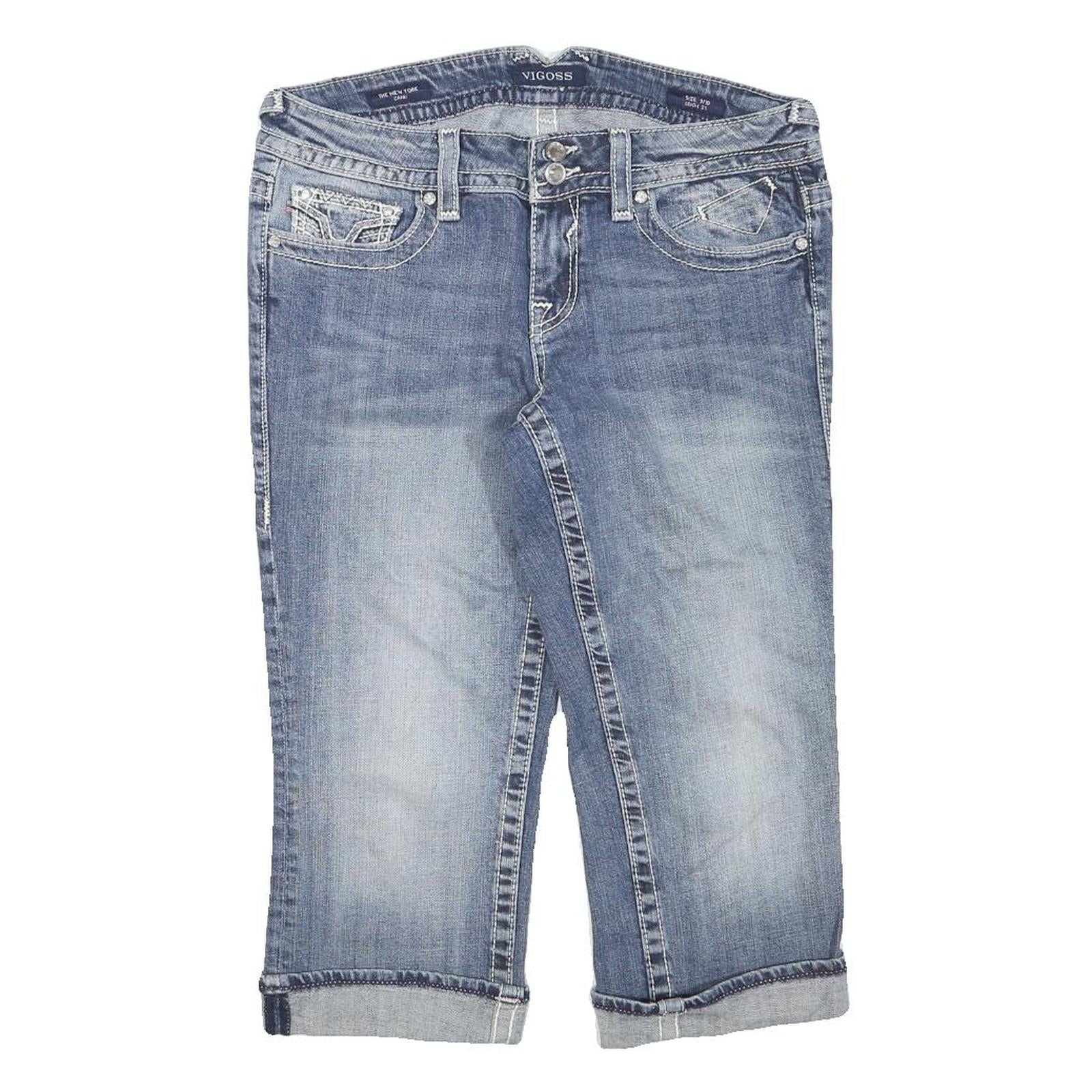 Buy VIGOSS Womens Denim Blue Casual Shorts L W32 Embellished Pocket Design Refurbished - $18.19 VIGOSS Womens Denim Blue Casual Shorts L W32 Embellished Pocket Design Refurbished - N/A refurbished available on Cerqular