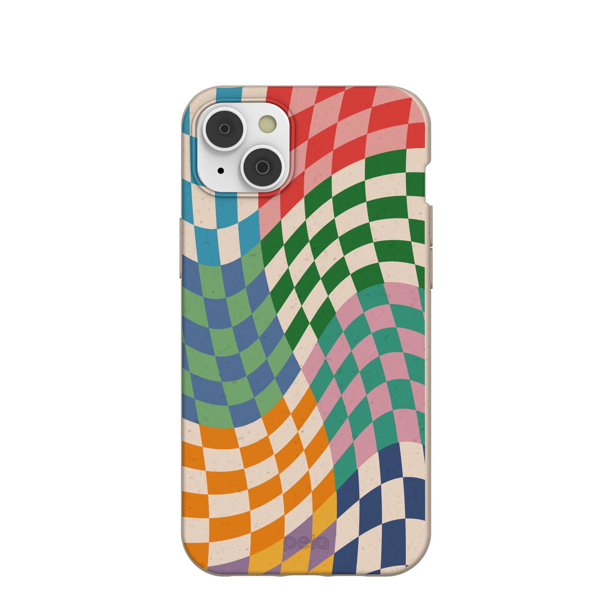 Seashell Patchwork iPhone 14 Plus Case Refurbished - Pela Case refurbished available on Cerqular