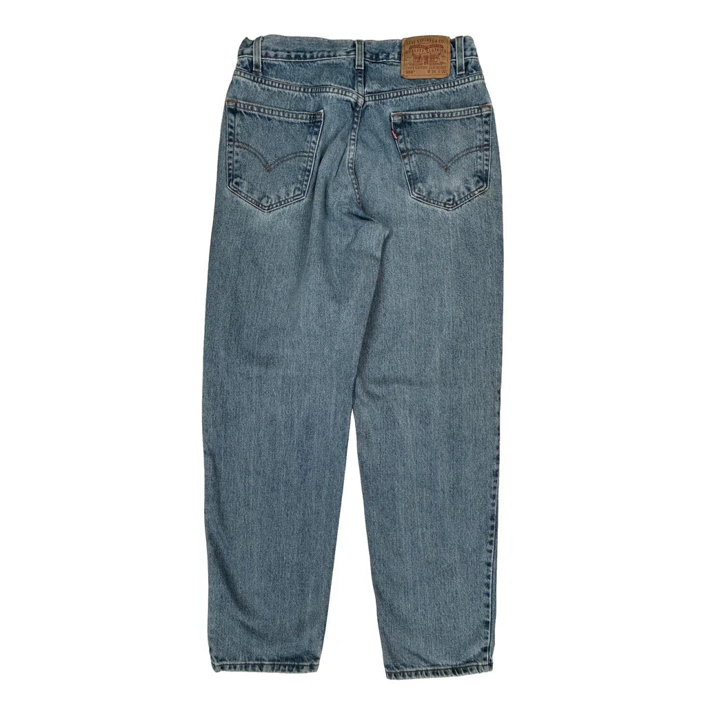 550 Levis Jeans - 30W 30L Light Wash Denim Refurbished - Thrifted (note: this is a term often used to describe second- refurbished available on Cerqular