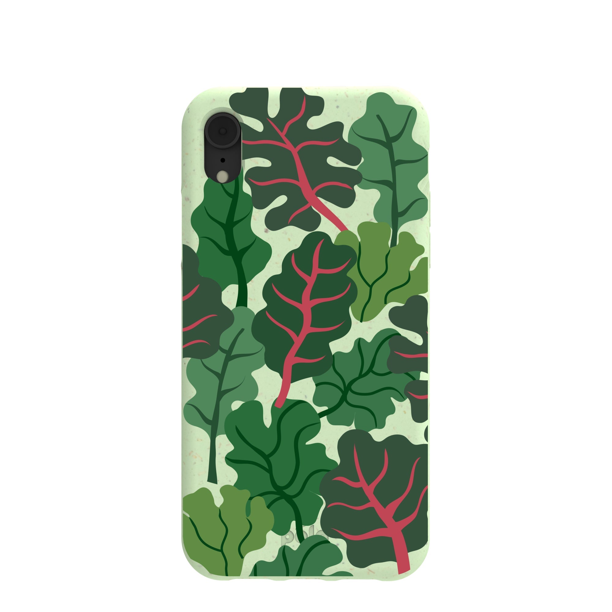 Sage Green Leafy Greens iPhone XR Case Refurbished - Pela Case refurbished available on Cerqular