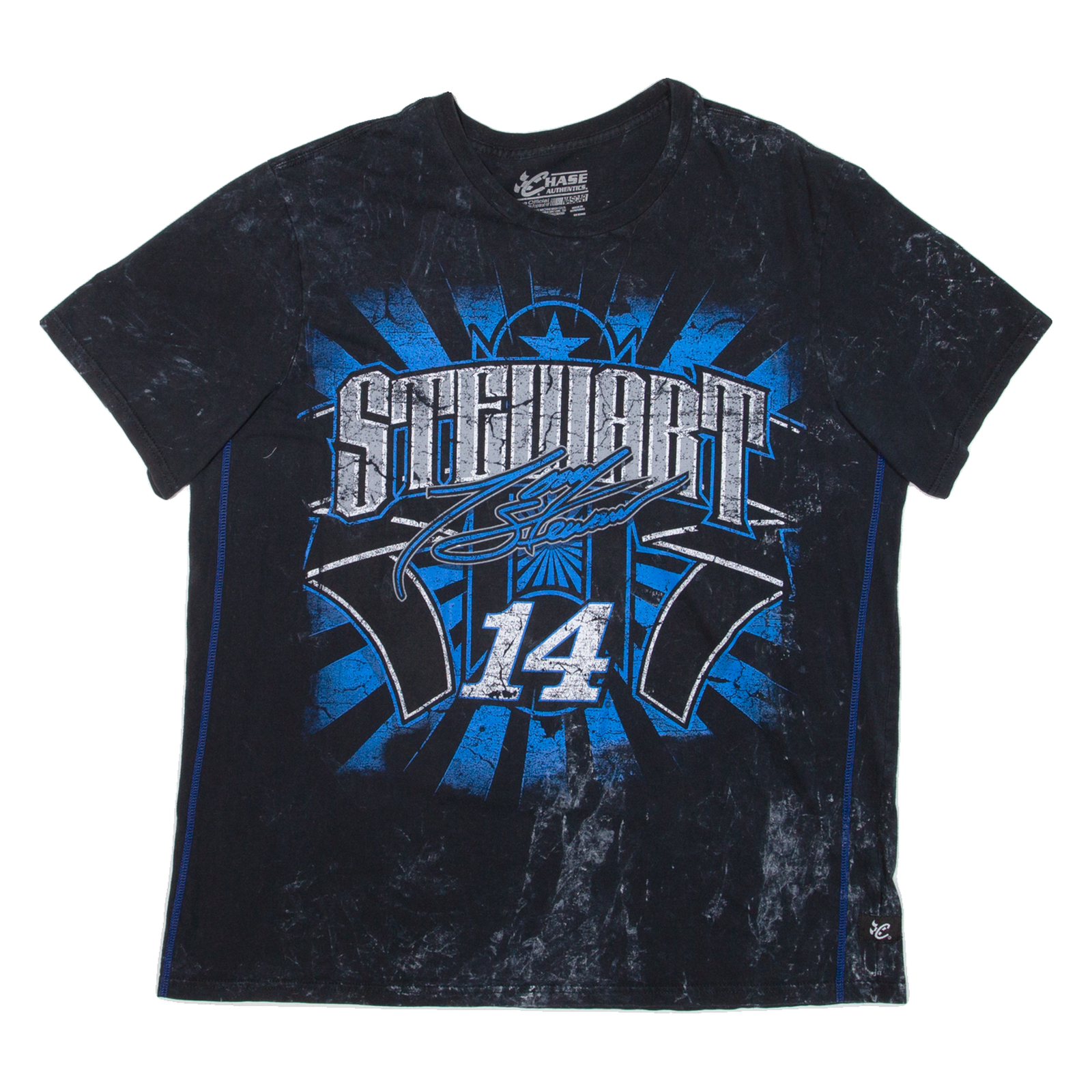 CHASE AUTHENTICS Tony Stewart Mens T-Shirt Black USA XL Refurbished - N/A refurbished available on Cerqular