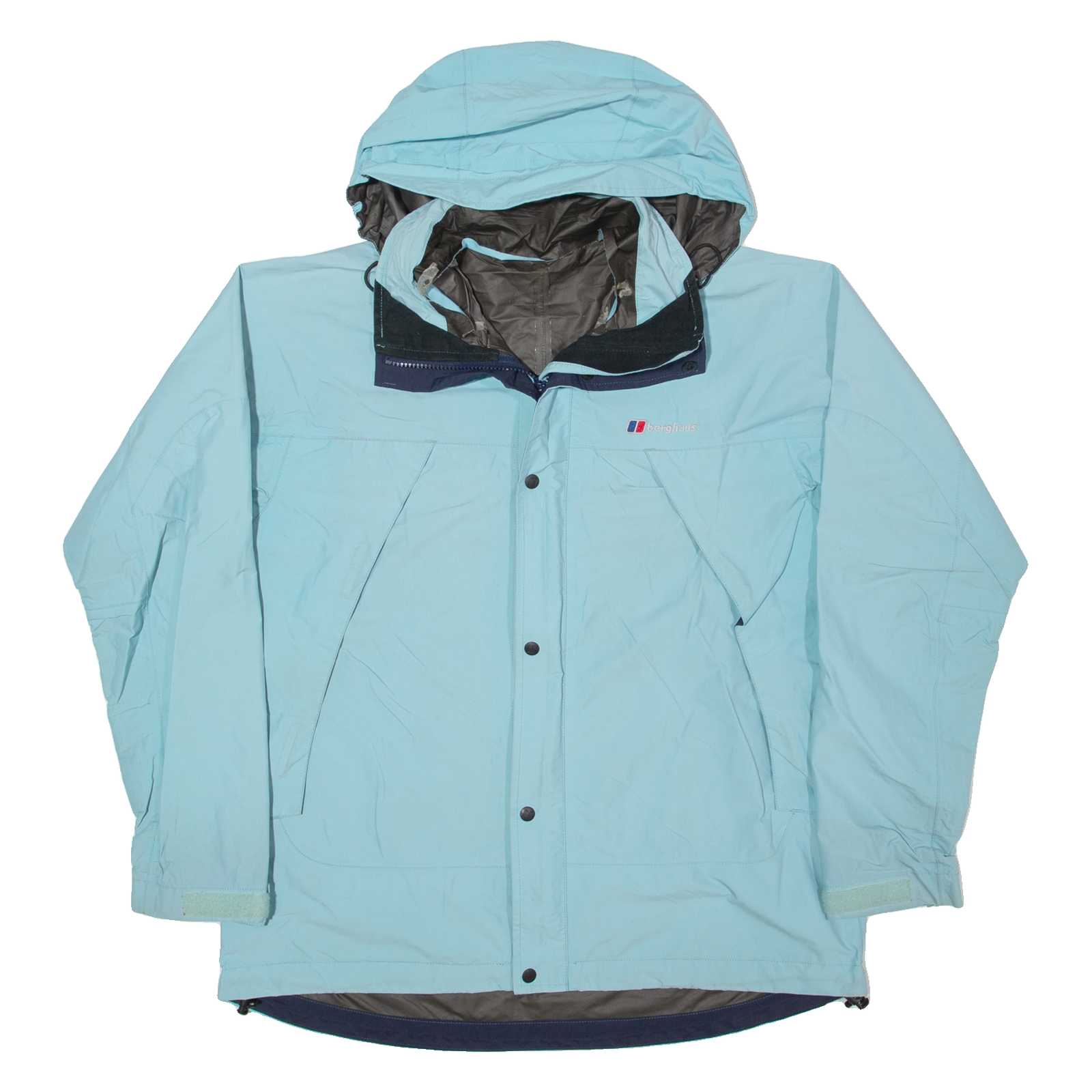 BERGHAUS Womens Rain Jacket Blue Hooded M Refurbished - N/A refurbished available on Cerqular