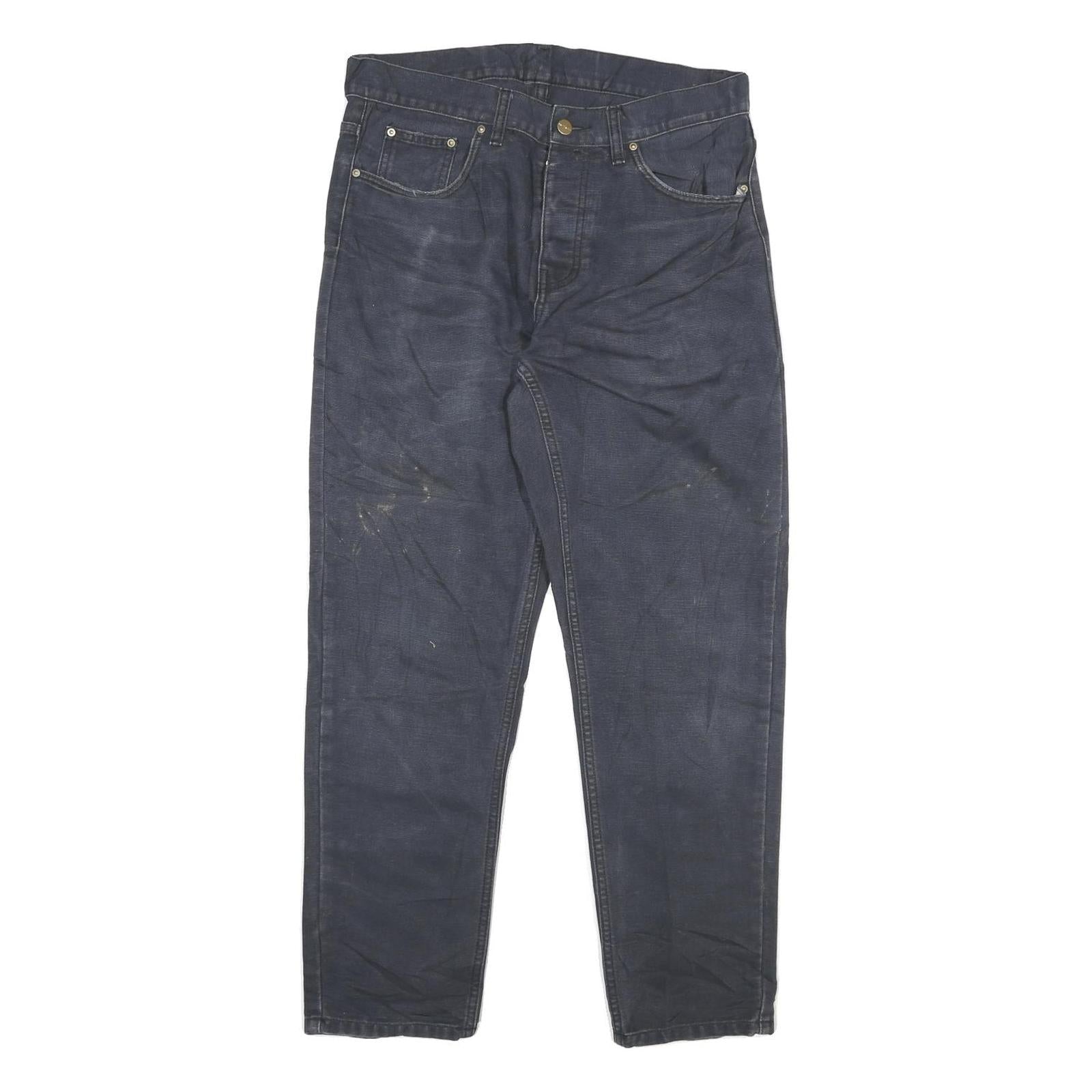 CARHARTT Womens Blue Slim Jeans Denim W31 L28 Button Pocket Workwear Refurbished - N/A refurbished available on Cerqular