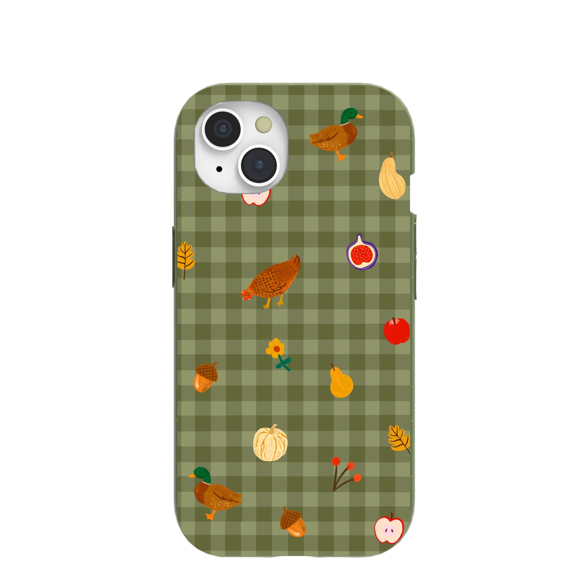 Forest Floor Harvest Folk iPhone 15 Case Refurbished - Pela Case refurbished available on Cerqular