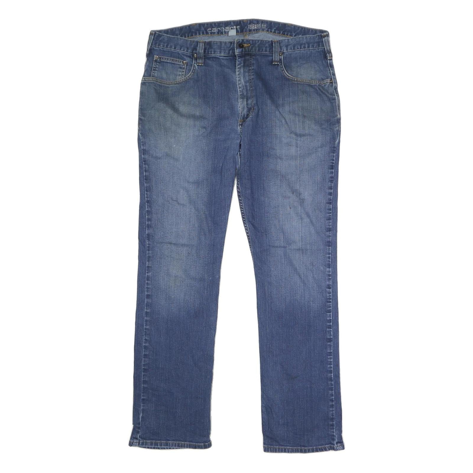 CARHARTT Mens Jeans Blue Relaxed Straight Denim Medium W38 L32 Classic Workwear Refurbished - N/A refurbished available on Cerqular