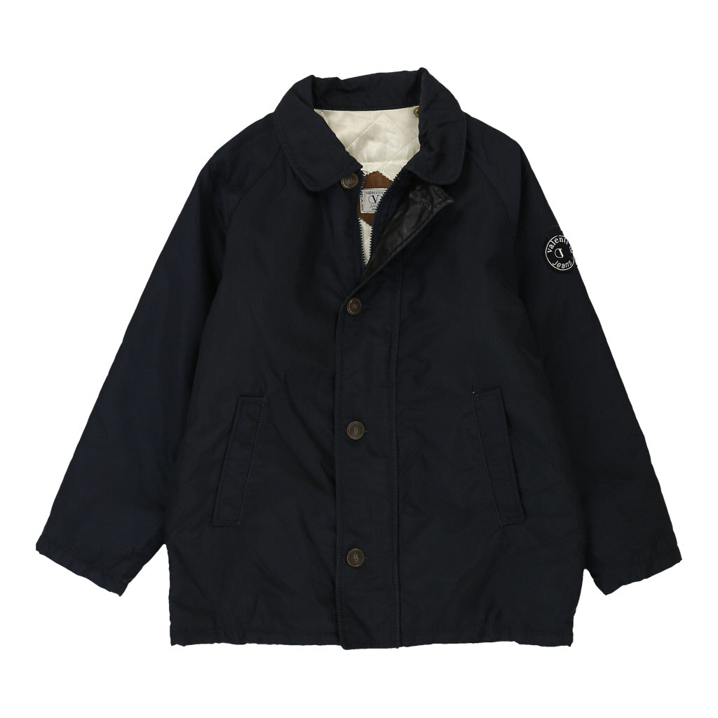 Age 14 Valentino Jacket - Medium Navy Polyester | Size: medium Refurbished - N/A (Preloved Designer is not a specific brand, it refurbished available on Cerqular