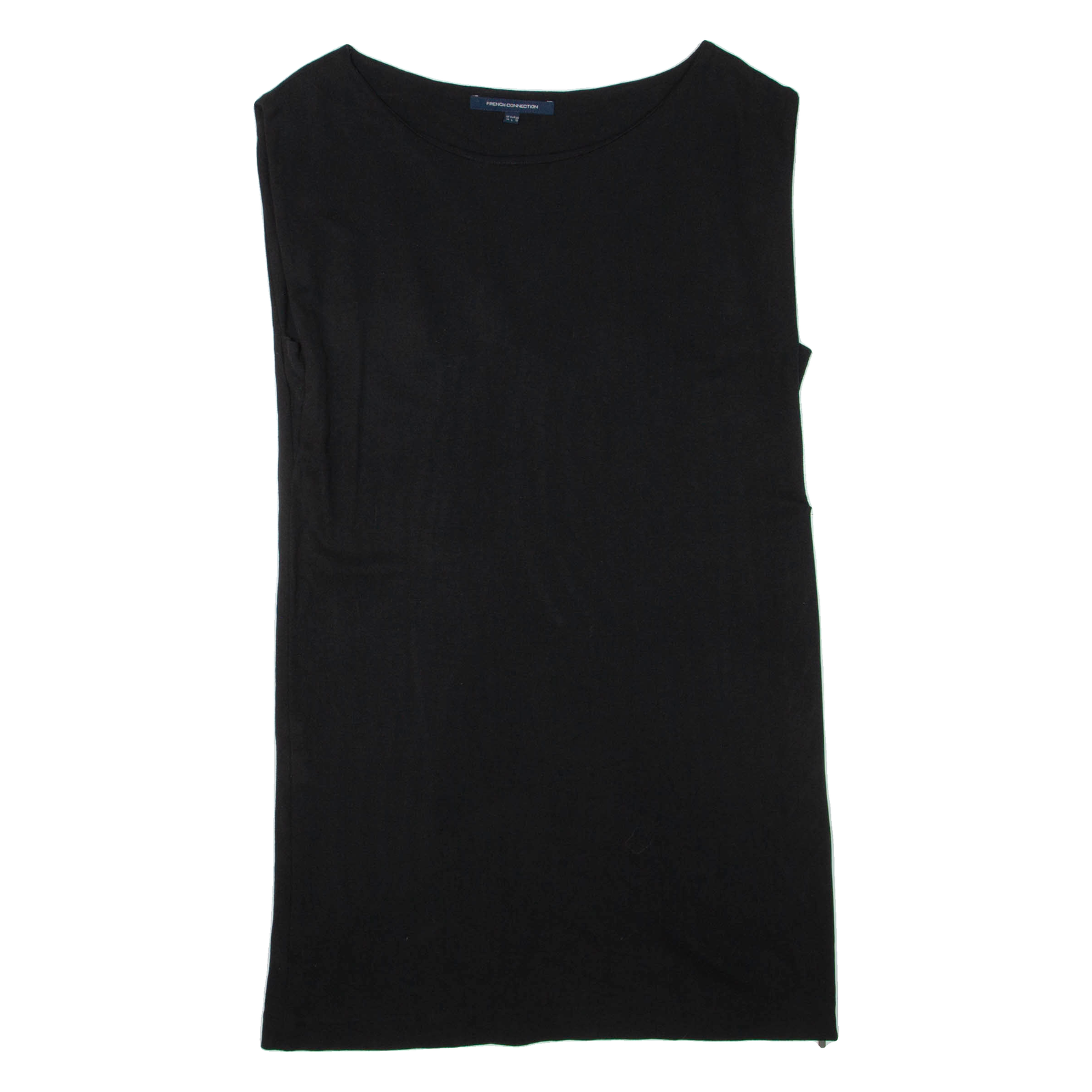 FRENCH CONNECTION Womens Shift Dress Black Sleeveless Knee Length UK 14 Refurbished - N/A refurbished available on Cerqular