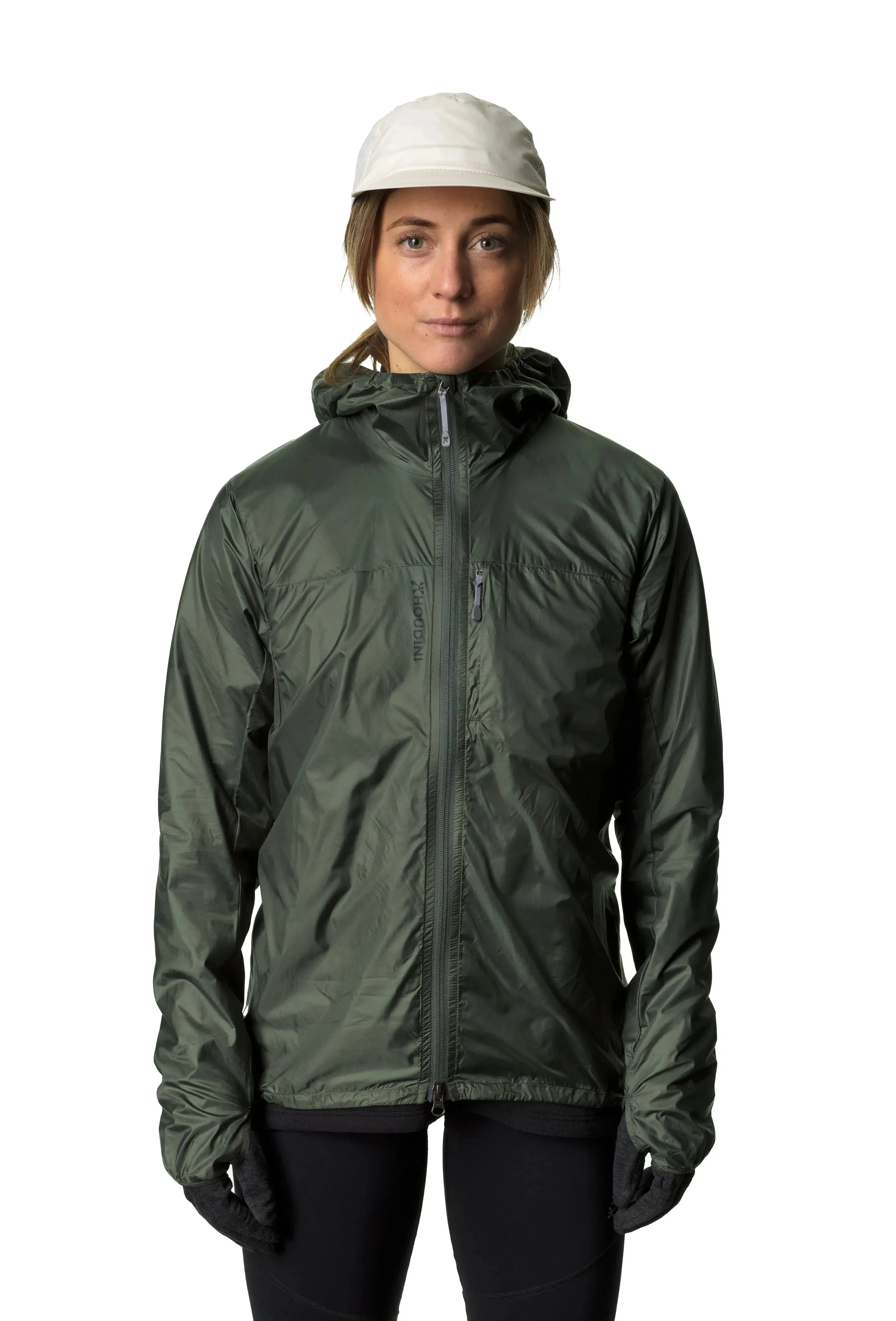 W's Come Along Jacket | Color: baremark green | Size: M Refurbished - Houdini Sportswear refurbished available on Cerqular