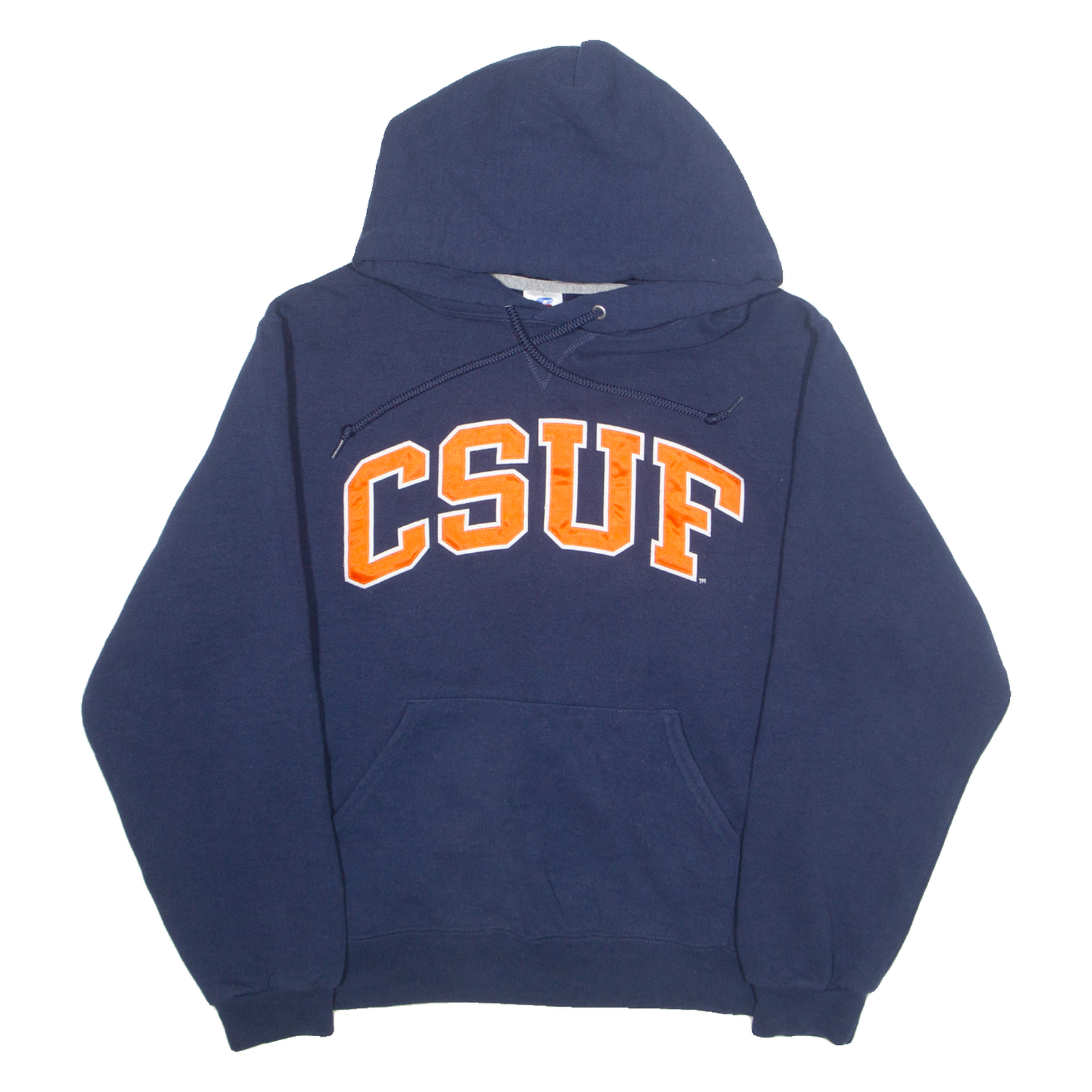 RUSSELL ATHLETIC Csuf Mens Blue Hoodie USA S Refurbished - N/A refurbished available on Cerqular