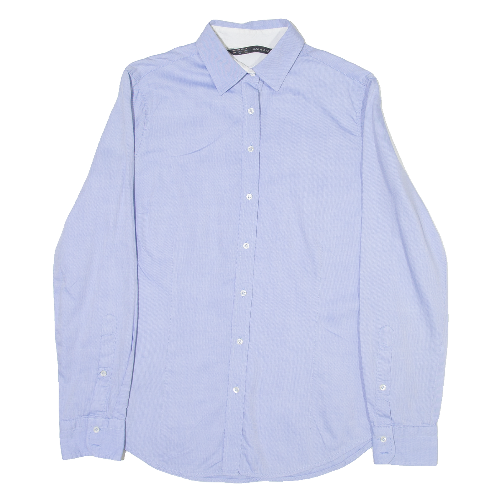 ZARA Womens Plain Shirt Blue Long Sleeve M Refurbished - N/A refurbished available on Cerqular