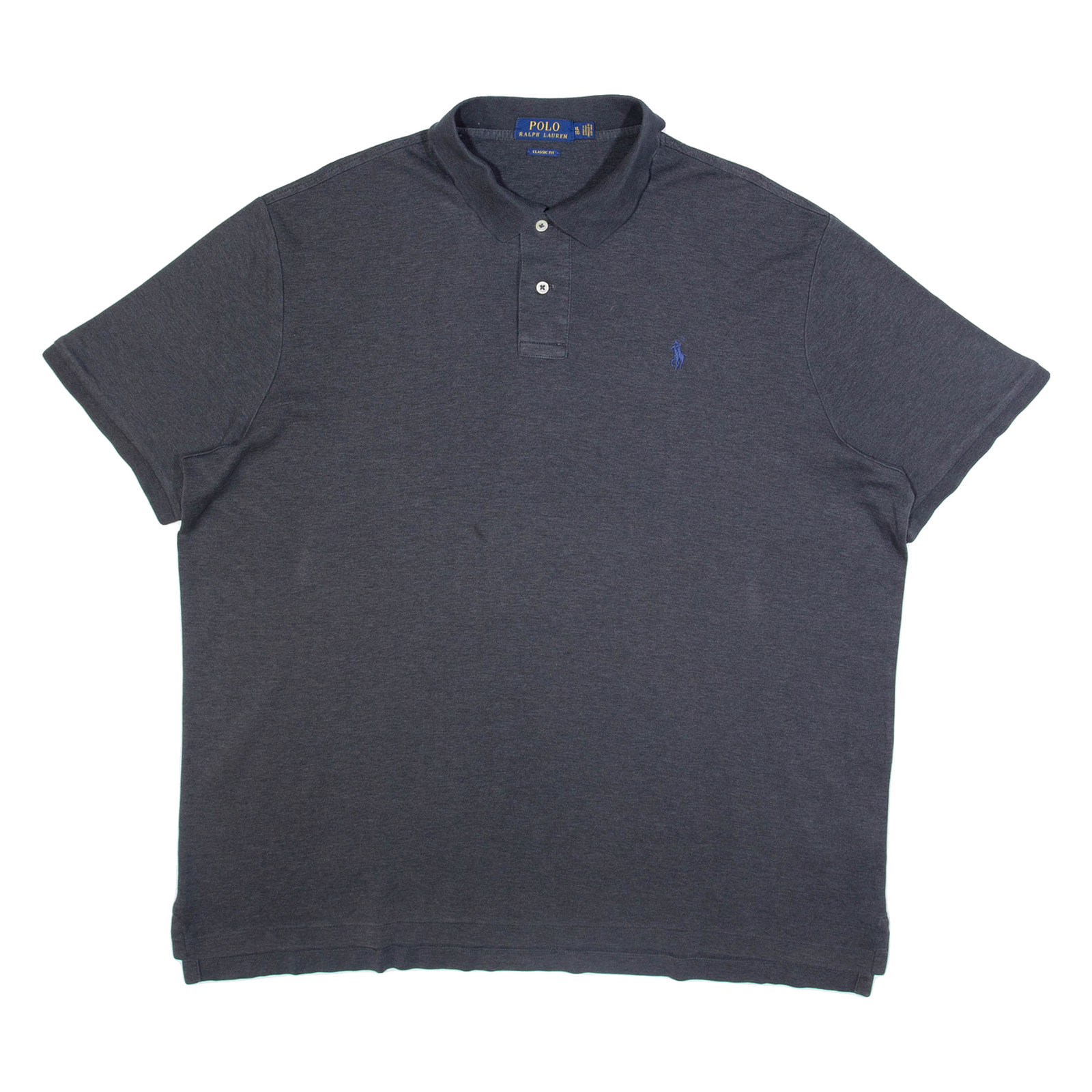POLO RALPH LAUREN Lightweight Mens Polo Shirt Grey XL Refurbished - N/A refurbished available on Cerqular