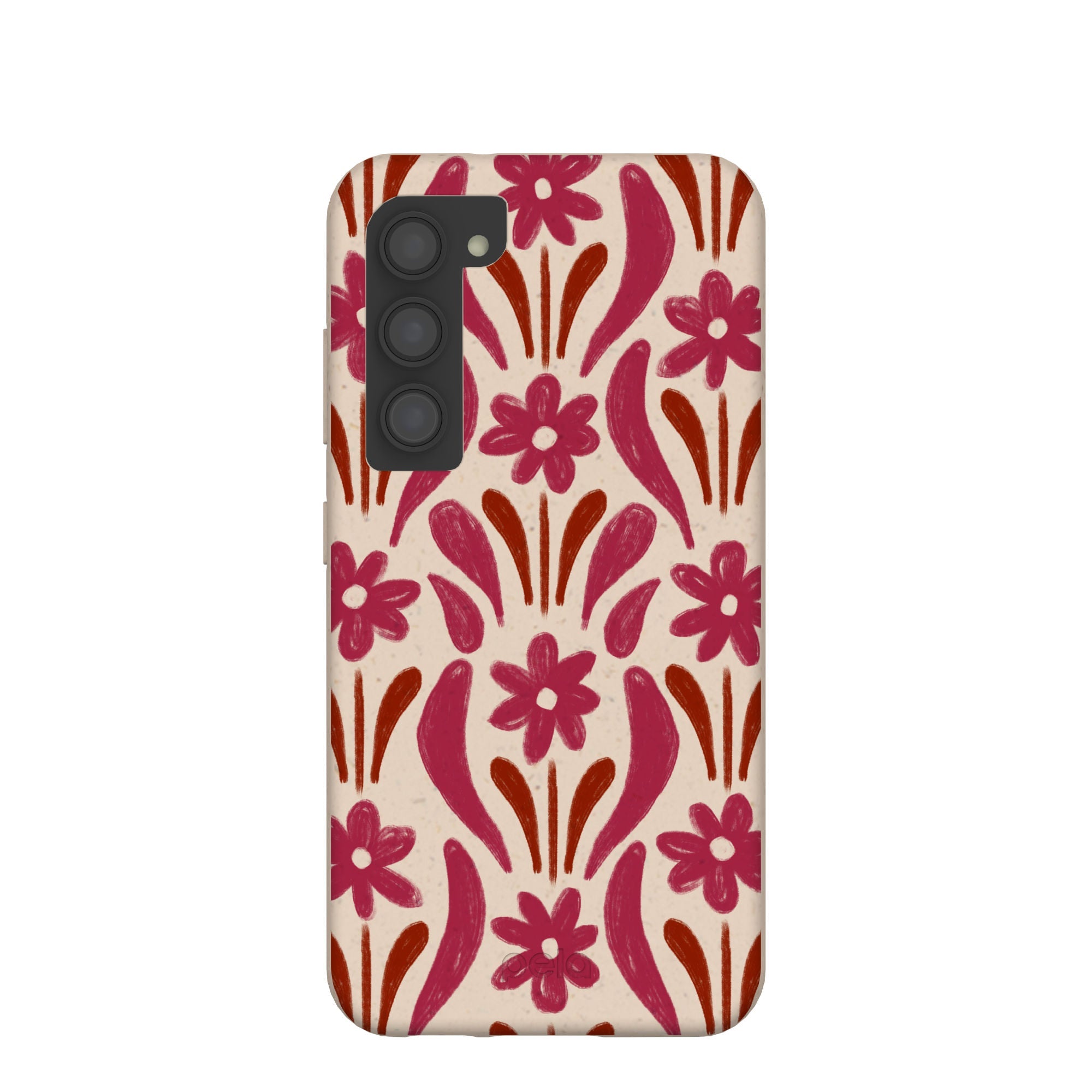 Seashell Flower Stack Samsung Galaxy S23 Case Refurbished - Pela Case refurbished available on Cerqular