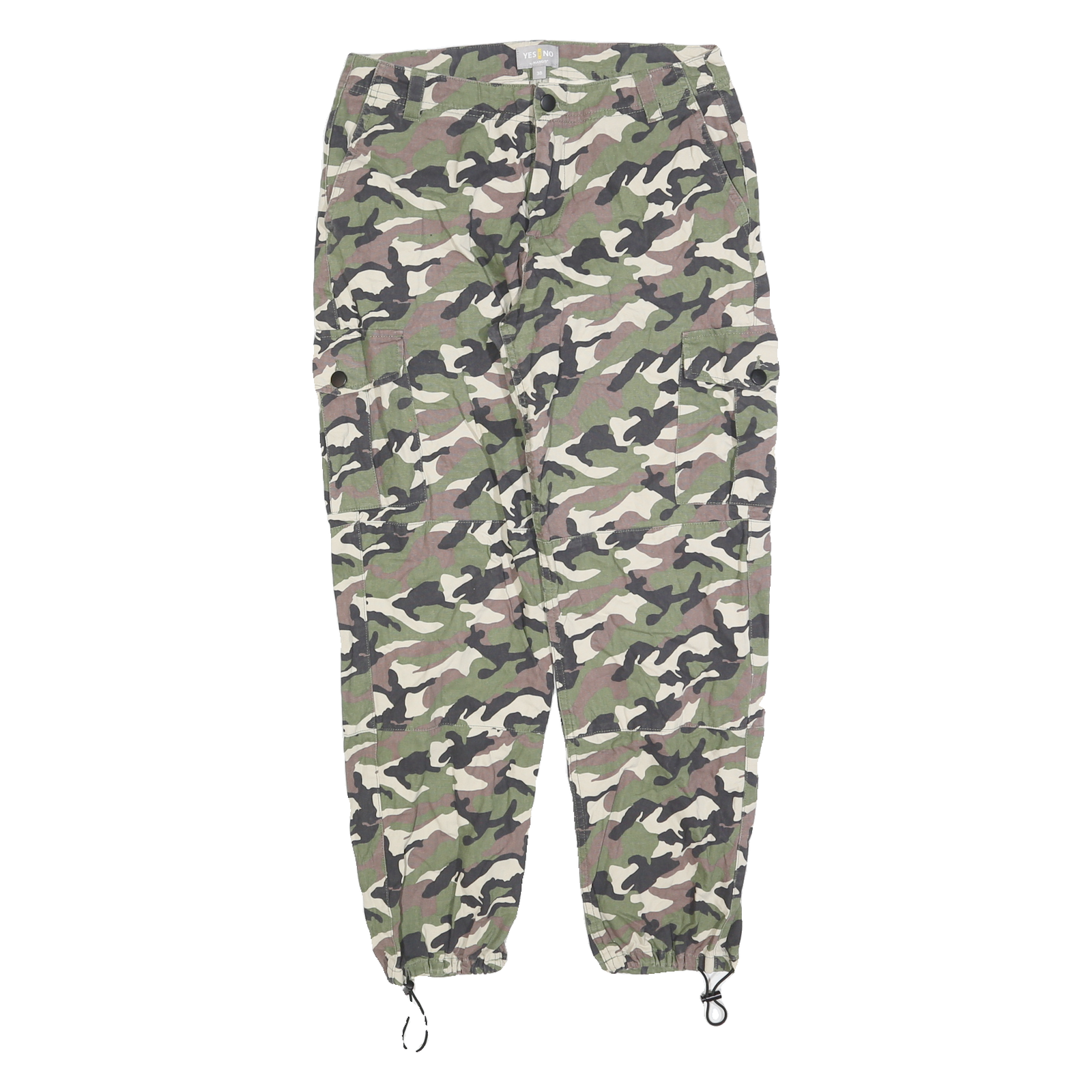 YES OR NO Womens Cotton Blend Slim Camouflage Cargo Trousers W30 L28 Refurbished - N/A refurbished available on Cerqular