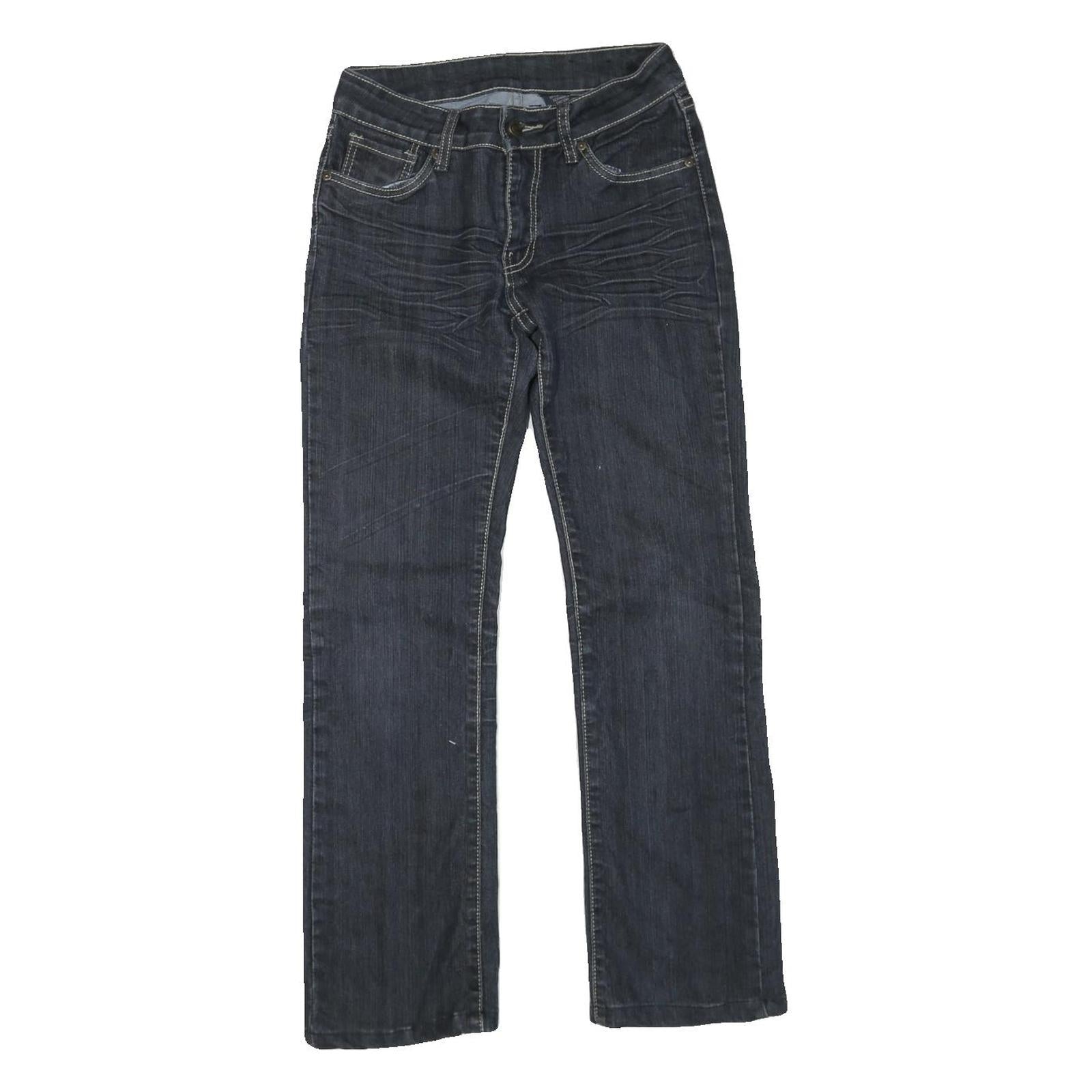 Buy Womens Dark Blue Regular Fit Straight Denim Jeans Cotton Blend Zip W26 L28 Refurbished - $23.39 Womens Dark Blue Regular Fit Straight Denim Jeans Cotton Blend Zip W26 L28 Refurbished - N/A refurbished available on Cerqular