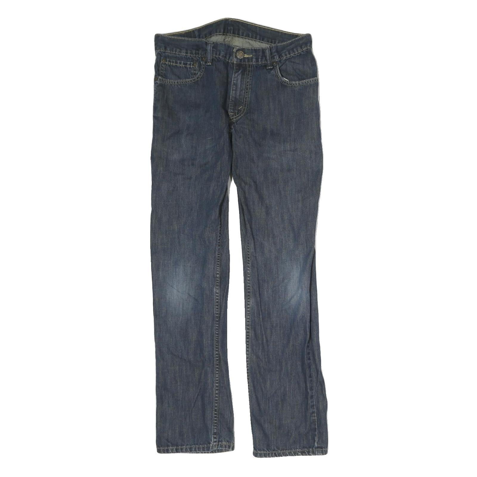 LEVI'S 511 Mens Jeans Blue Regular Skinny Denim Medium W29 L29 Classic Fit Zip Refurbished - N/A refurbished available on Cerqular