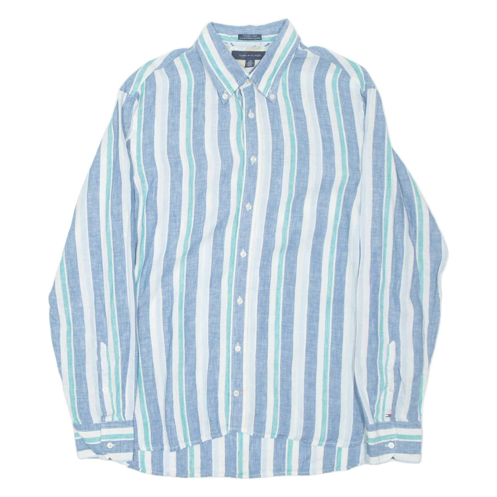 Buy TOMMY HILFIGER Mens Shirt Blue Striped Long Sleeve L Refurbished - $31.19 TOMMY HILFIGER Mens Shirt Blue Striped Long Sleeve L Refurbished - N/A refurbished available on Cerqular