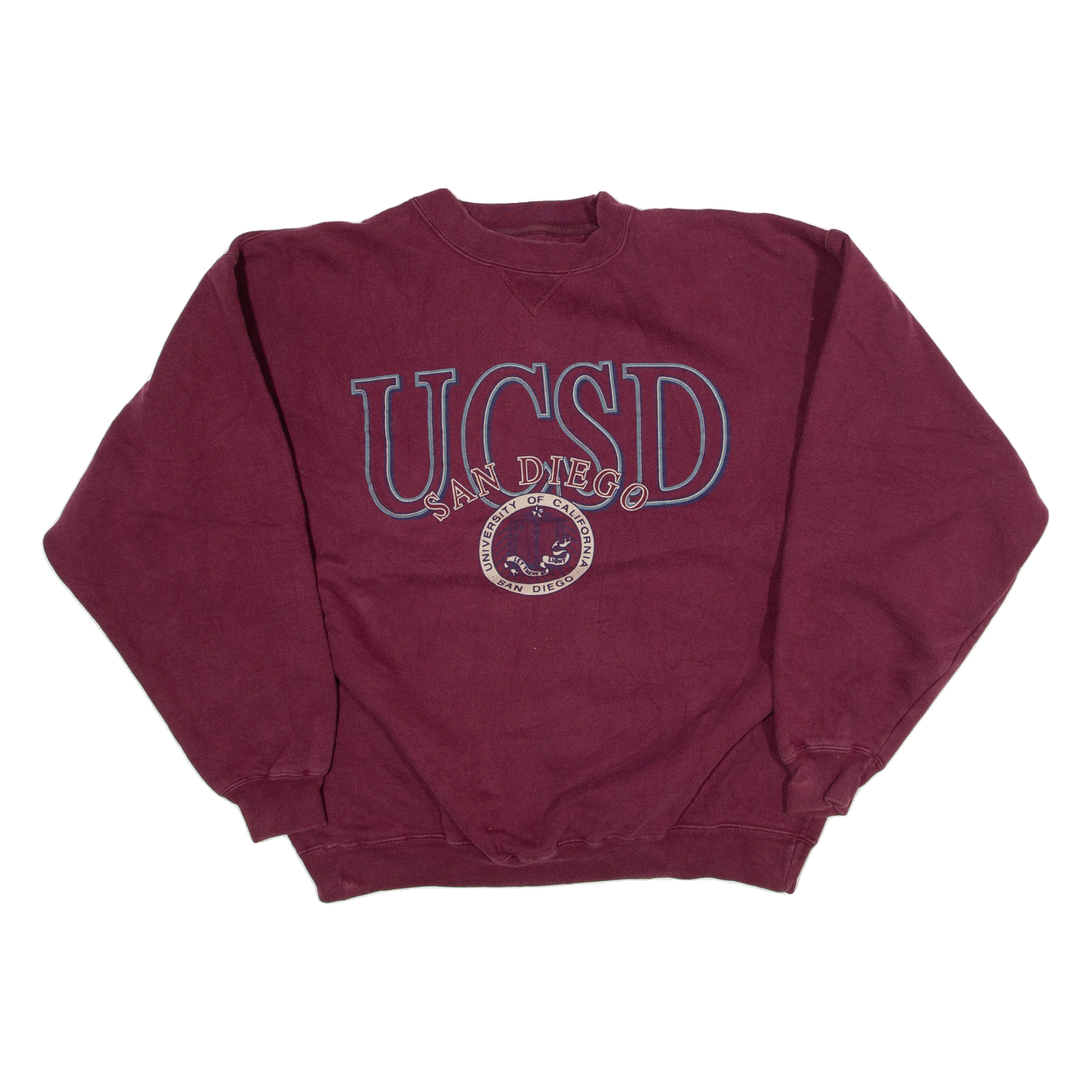 GEAR UCSD Mens Sweatshirt Maroon USA L Refurbished - N/A refurbished available on Cerqular