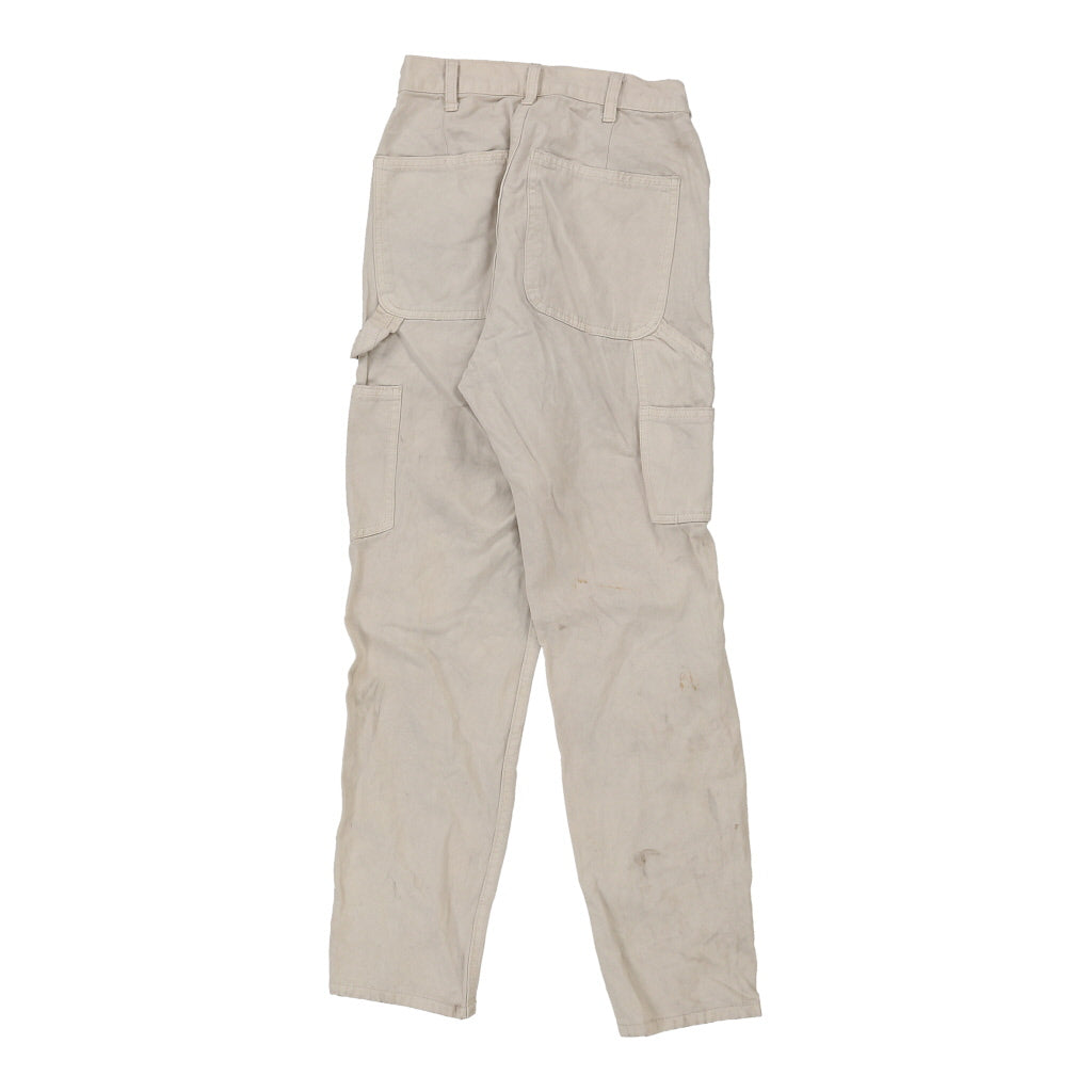 Vagrant American Line Double Knee Carpenter Trousers - 26W UK 6 Beige Cotton Refurbished - Thrifted (note: this is a term often used to describe second- refurbished available on Cerqular
