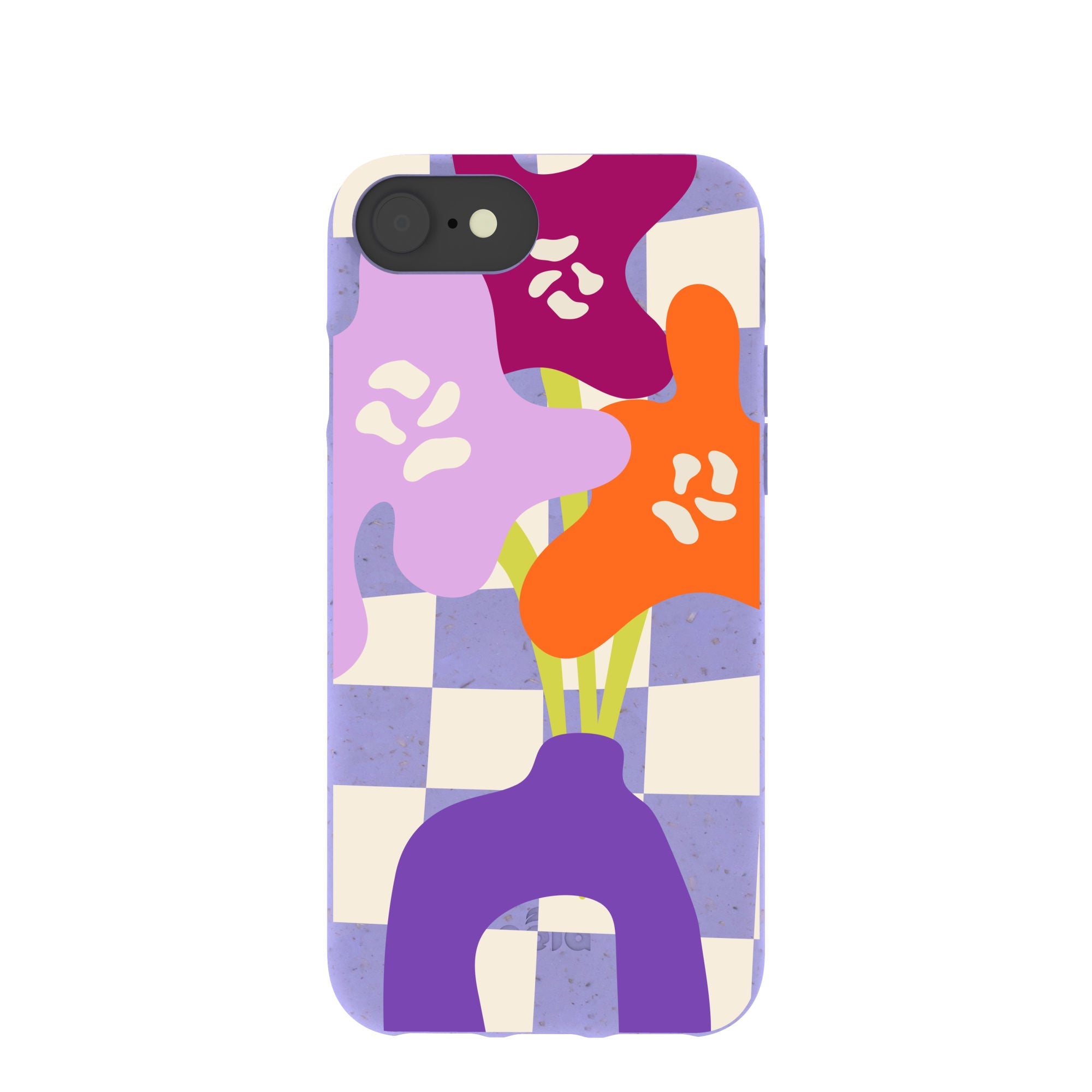 Lavender Bright Blooms iPhone 6/6s/7/8/SE Case Refurbished - Pela Case refurbished available on Cerqular