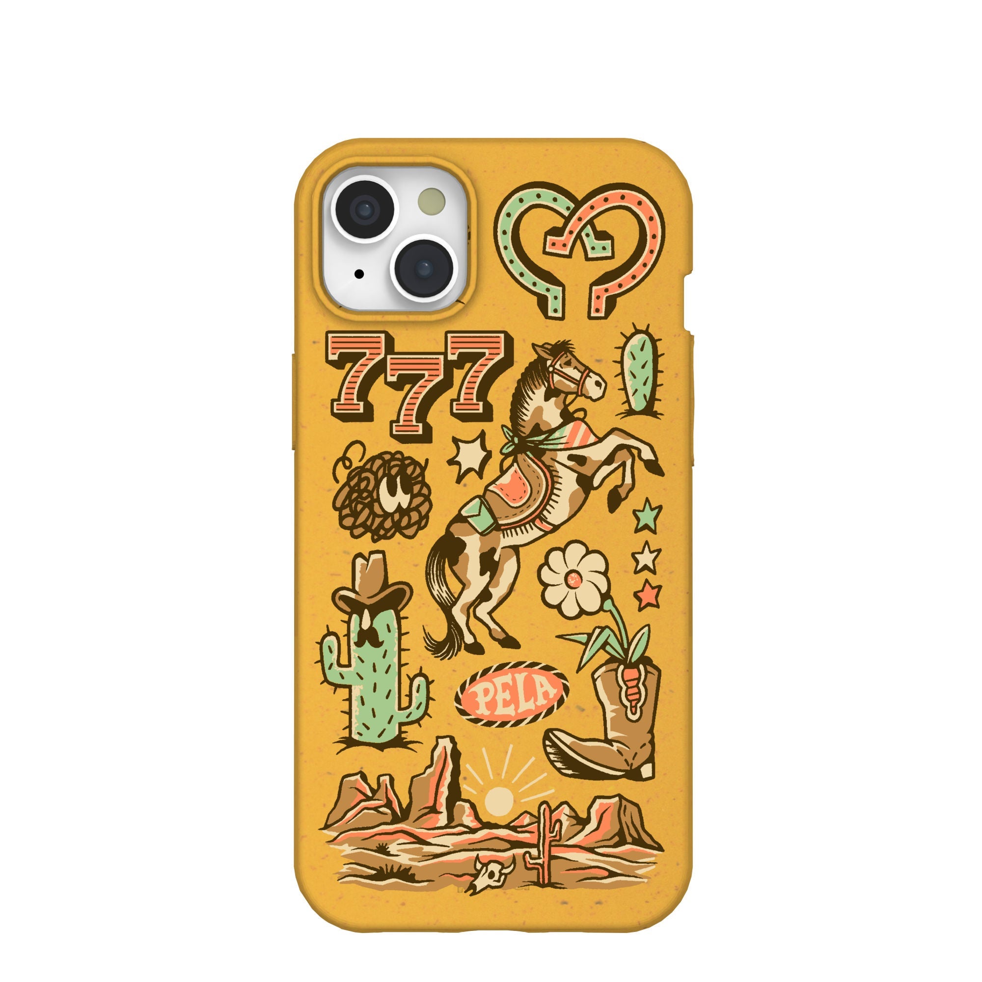 Honey Miller West iPhone 15 Plus Case Refurbished - Pela Case refurbished available on Cerqular