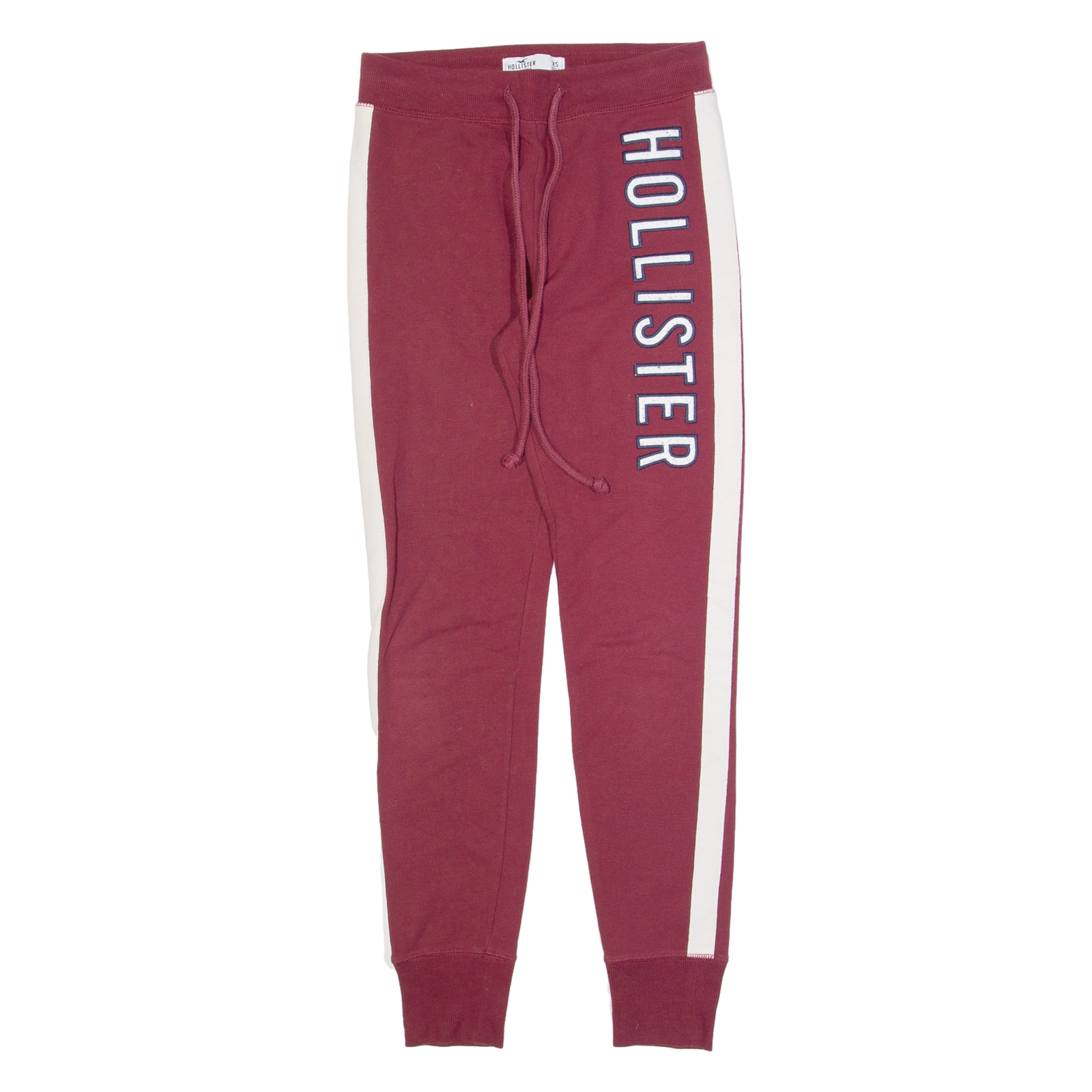 HOLLISTER Womens Joggers Maroon Skinny XS W24 L27 Refurbished - N/A refurbished available on Cerqular
