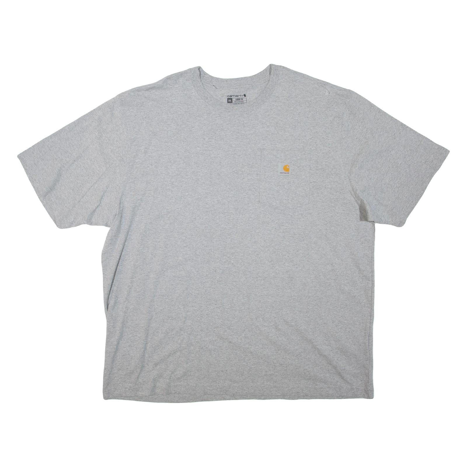 CARHARTT Loose Fit Mens T-Shirt Grey 2XL Refurbished - N/A refurbished available on Cerqular