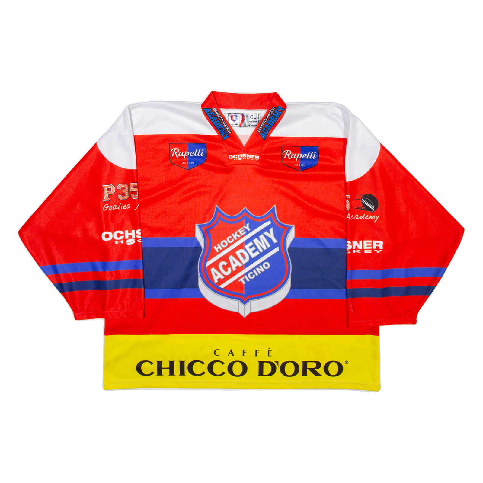 OCHSNER Hockey Mens Jersey Red Long Sleeve V-Neck L Refurbished - N/A refurbished available on Cerqular